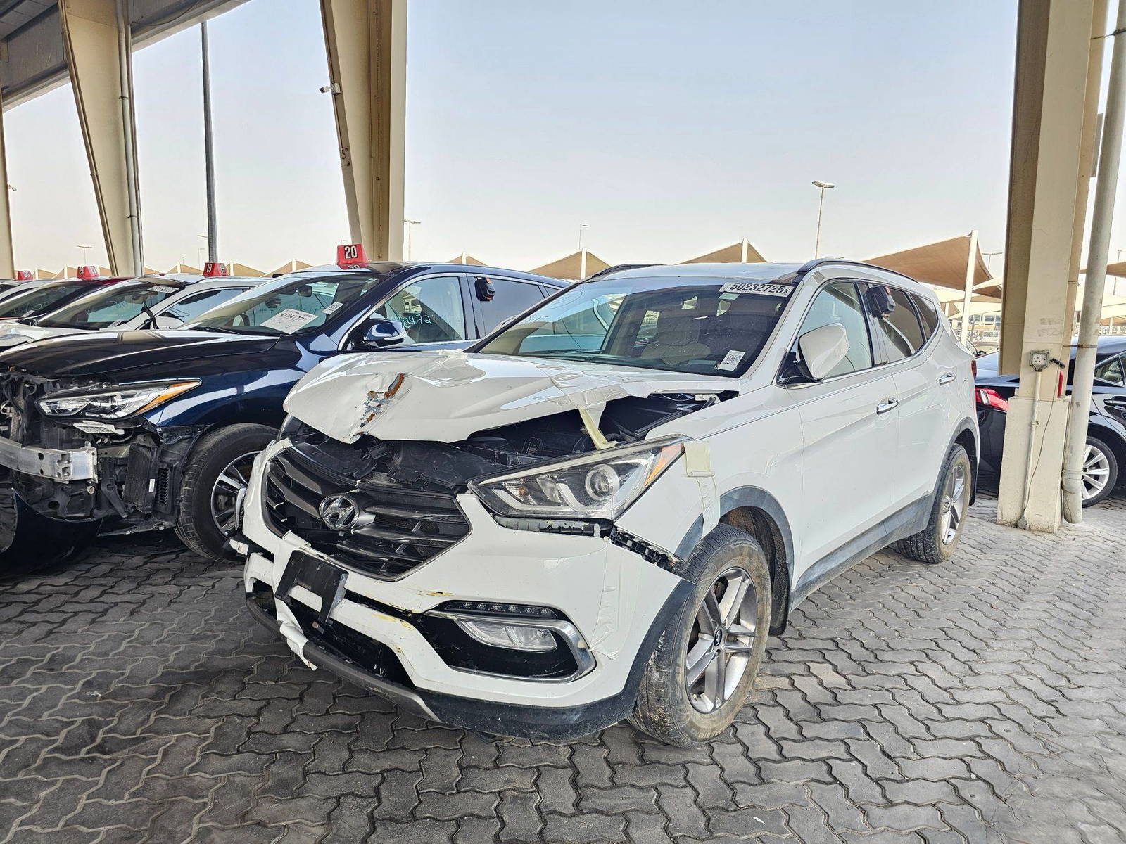 HYUNDAI SANTA FE SPORT 2017 - Marhaba Auction Used Cars - Image 4