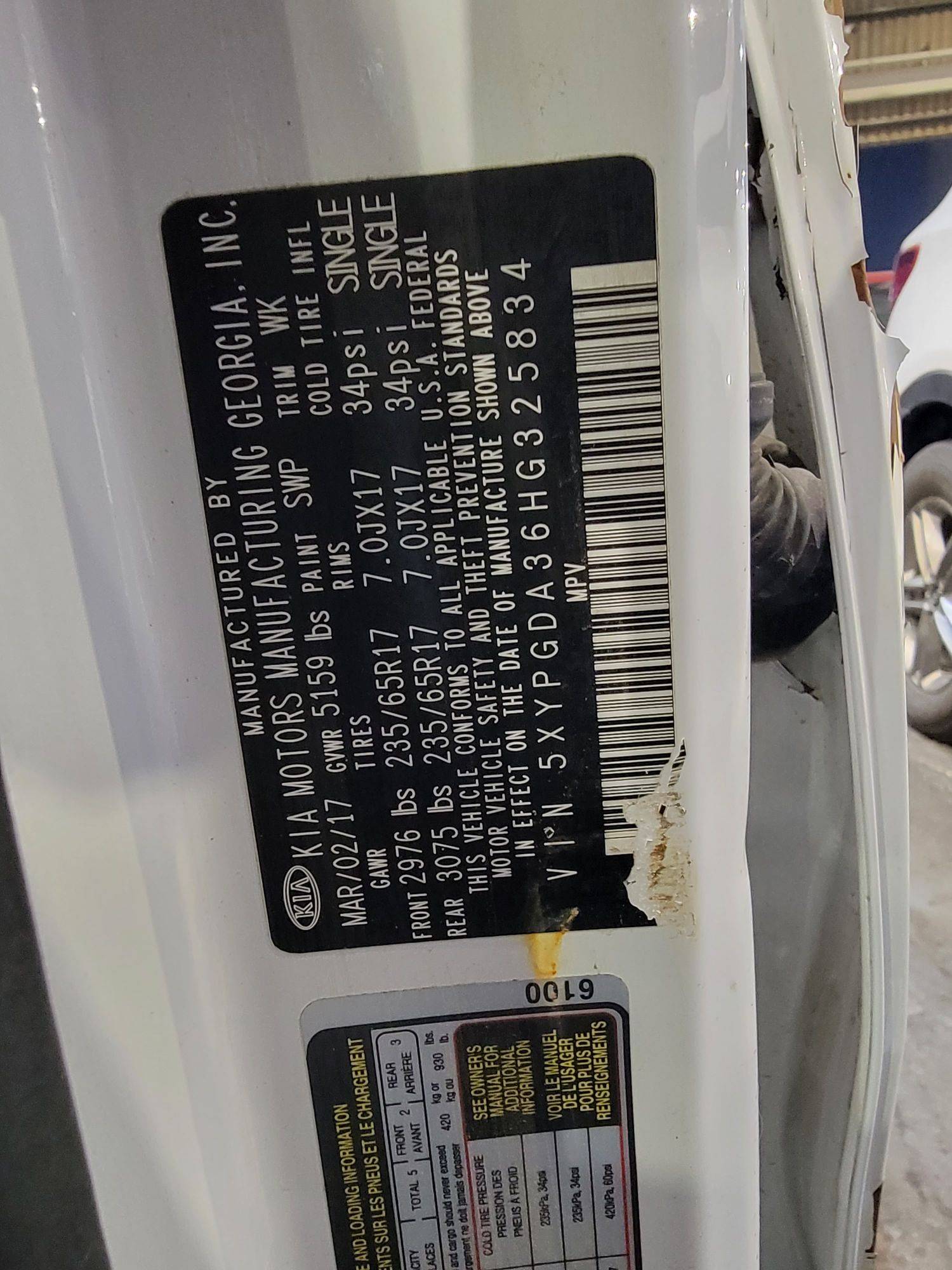 2017 KIA SORENTO — 79820 Miles — Lot 6HG325834 — Main - Marhaba Auctions Used Cars - Image 18