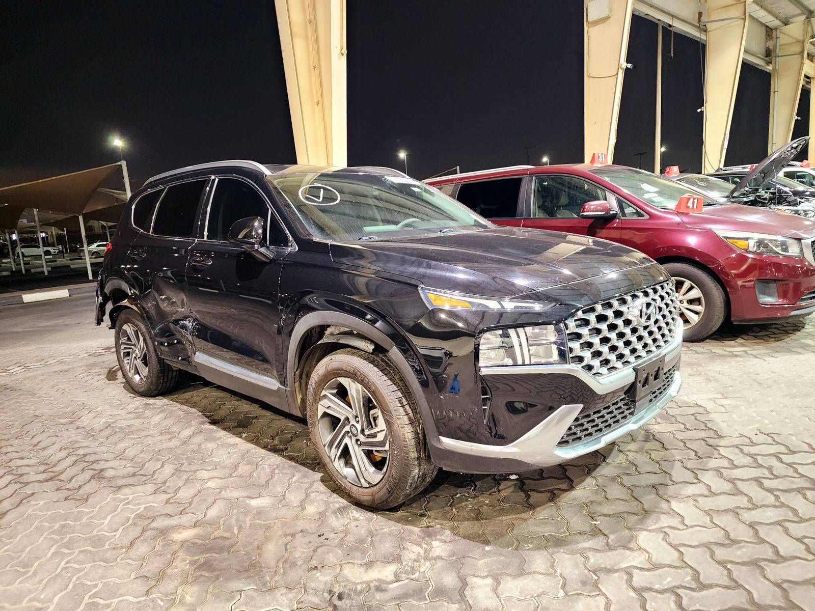 2021 HYUNDAI SANTA FE — 56858 Miles — Lot 71065214 — Souq - Marhaba Auctions Used Cars - Image 3