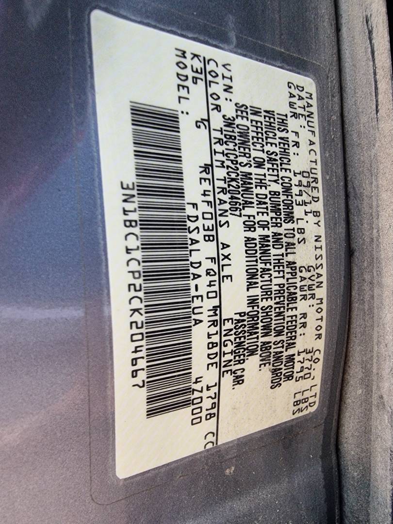 2012 NISSAN VERSA — 129481 Miles — Lot 1548787 — Ind. 12 - Marhaba Auctions Used Cars - Image 9