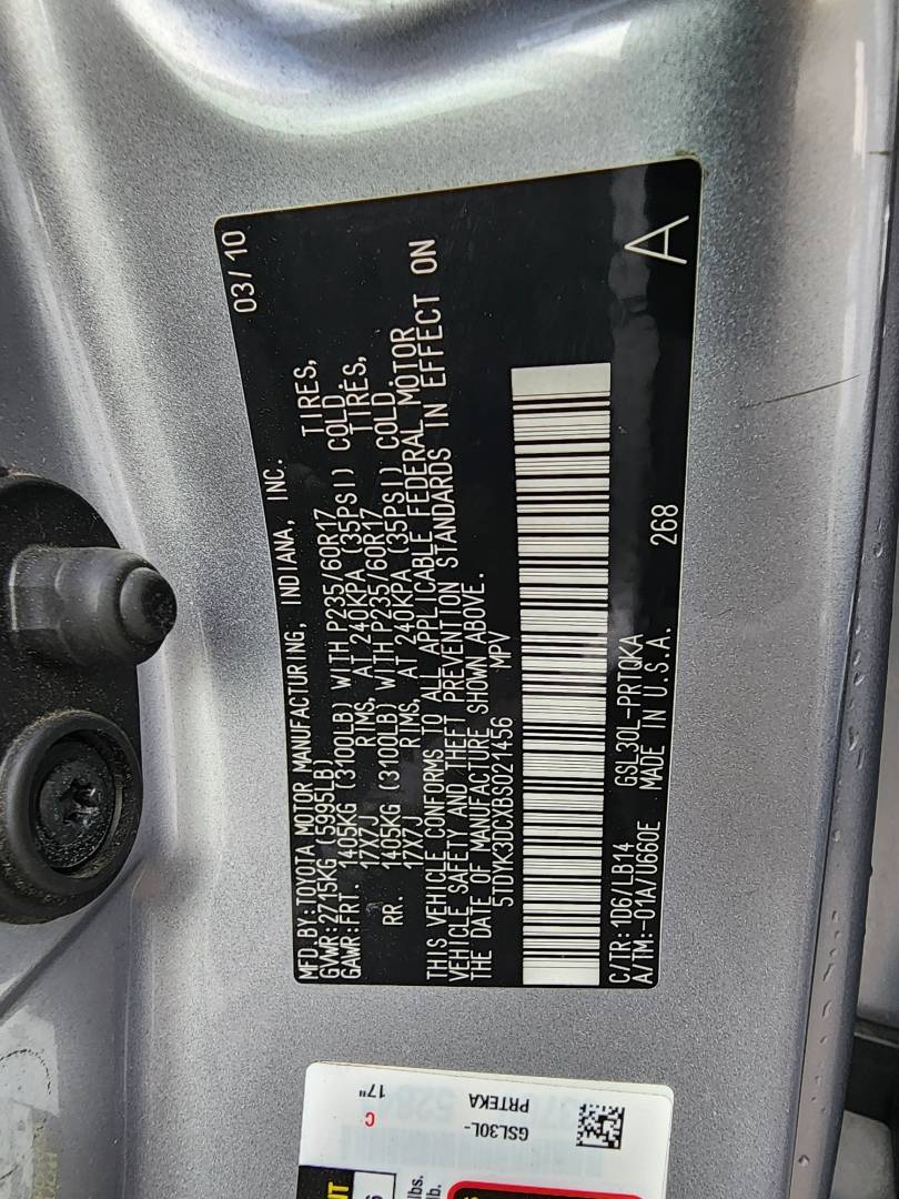 2011 TOYOTA SIENNA — 141411 Miles — Lot 78068673 - Marhaba Auctions Used Cars - Image 5