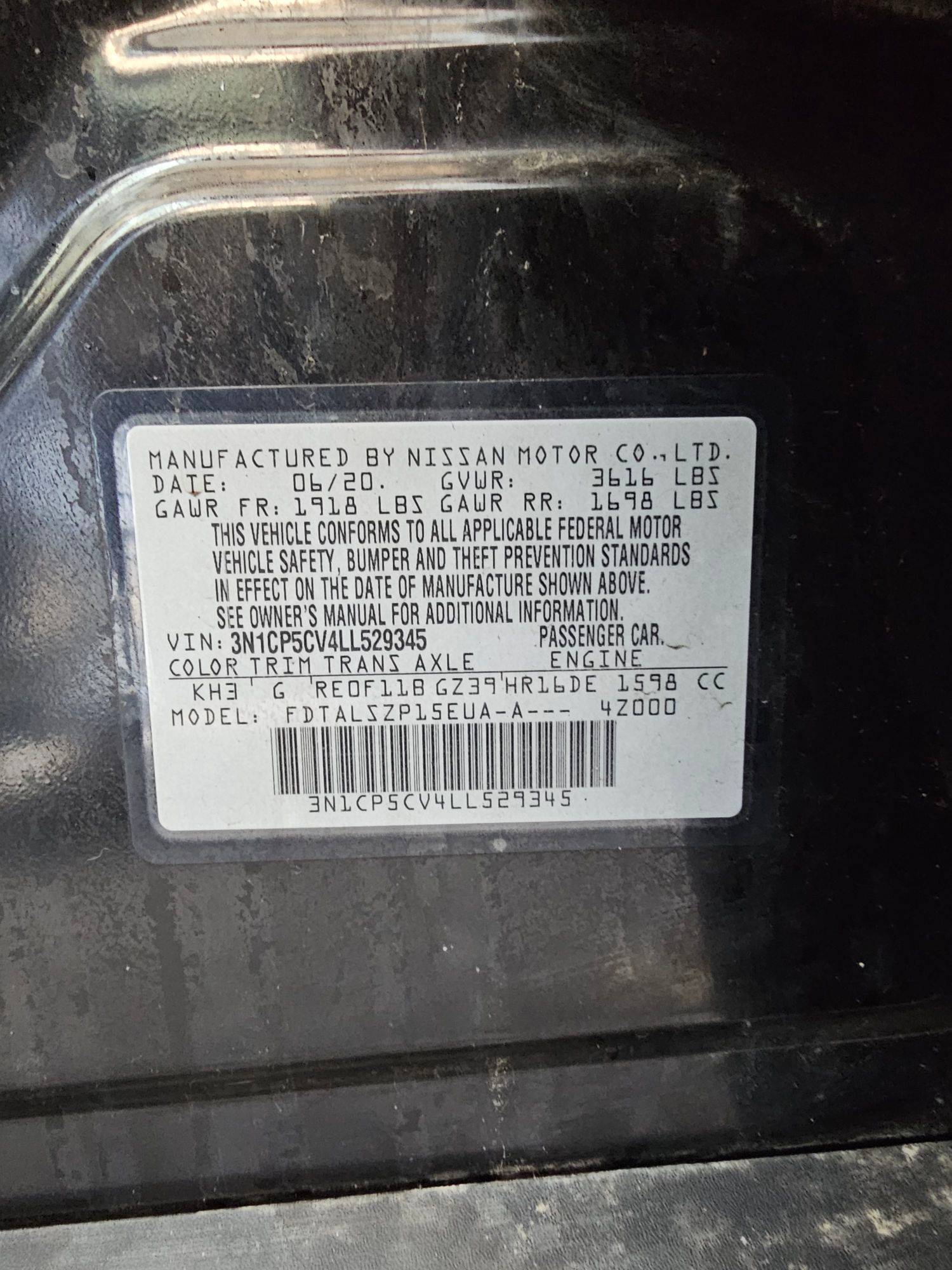 2020 NISSAN KICKS — 65663 Miles — Lot 75251084 — Souq - Marhaba Auctions Used Cars - Image 9