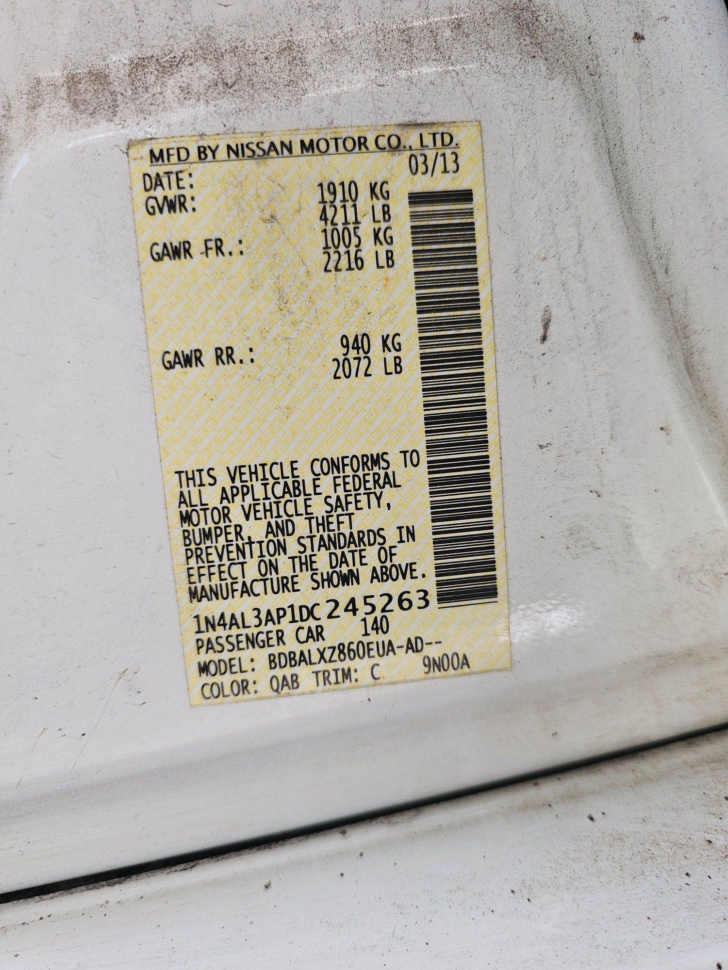 NISSAN ALTIMA 2013 - Marhaba Auction Used Cars - Image 11