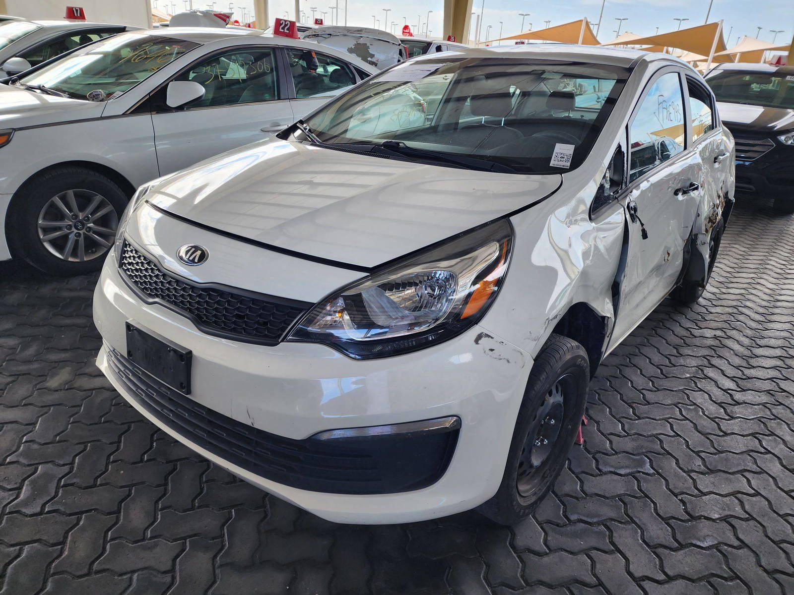 2016 KIA RIO — 115169 KM — Lot 008622 - Marhaba Auctions Used Cars - Image 8