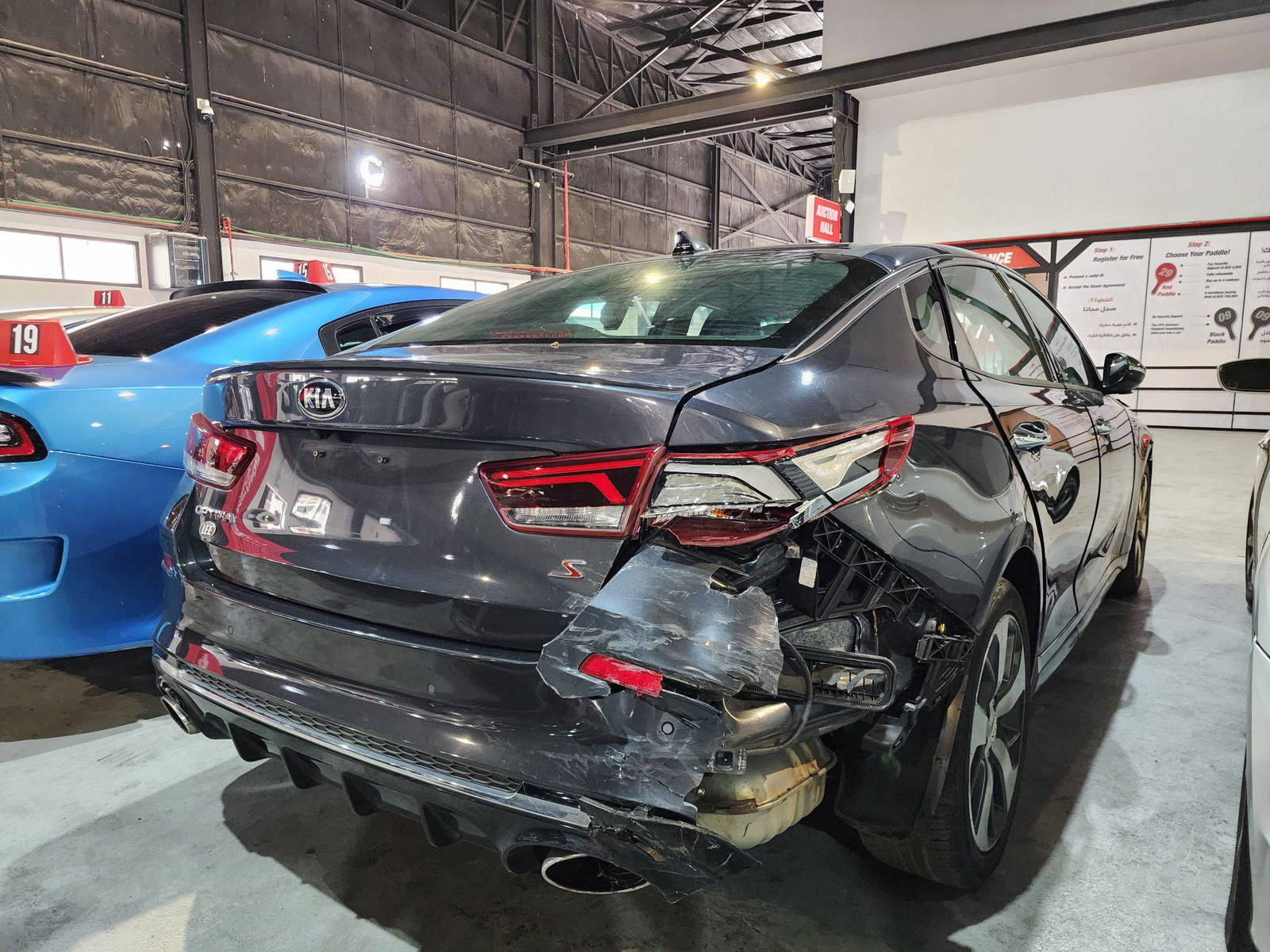 2019 KIA OPTIMA — 129350 Miles — Lot 20780 — Al Quoz - Marhaba Auctions Used Cars - Image 4