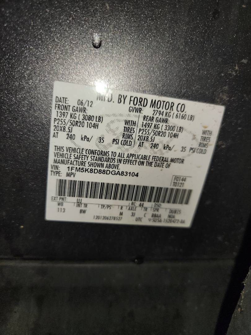 FORD EXPLORER 2013 - Marhaba Auction Used Cars - Image 9