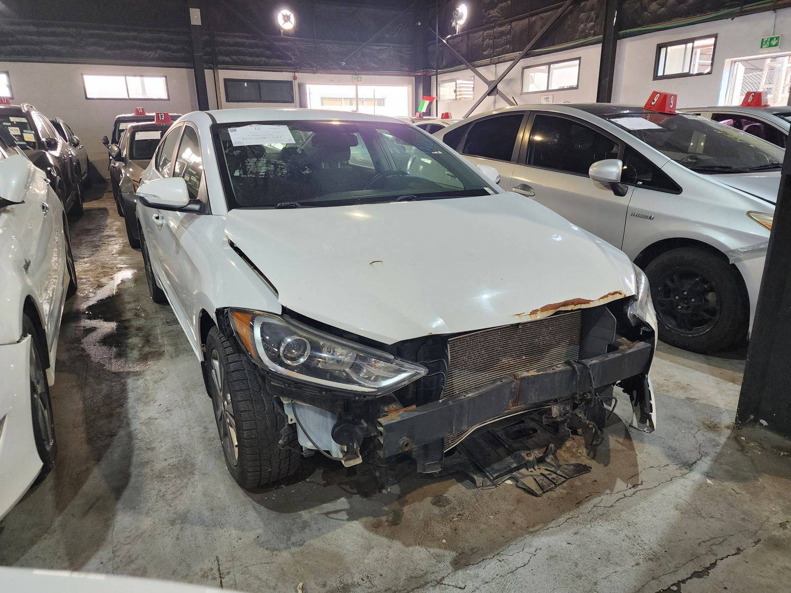 2017 HYUNDAI ELANTRA — 110210 KM — Lot HU276140 — Al Quoz - Marhaba Auctions Used Cars - Image 3