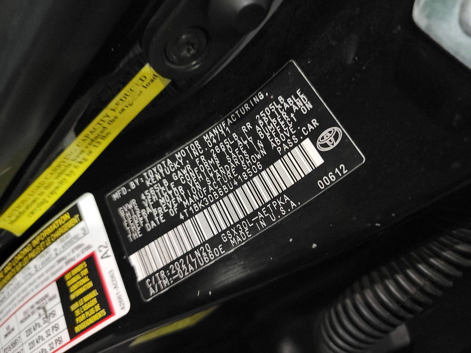 TOYOTA AVALON 2011 - Marhaba Auction Used Cars - Image 10