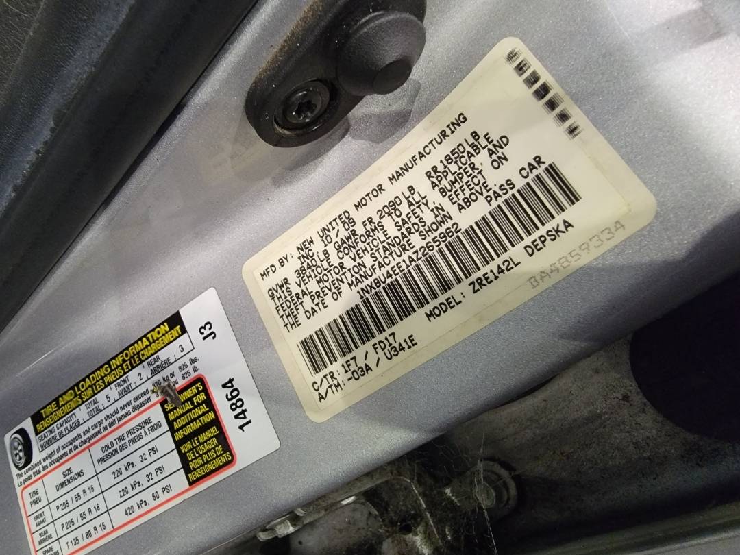 2010 TOYOTA COROLLA — 153084 Miles — Lot 84967604 — Main - Marhaba Auctions Used Cars - Image 7