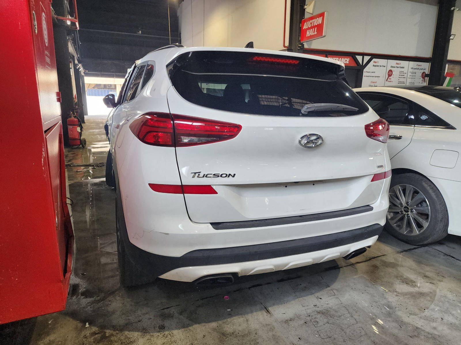 2019 HYUNDAI TUCSON — 55951 Miles — Lot 44604 — Al Quoz - Marhaba Auctions Used Cars - Image 4