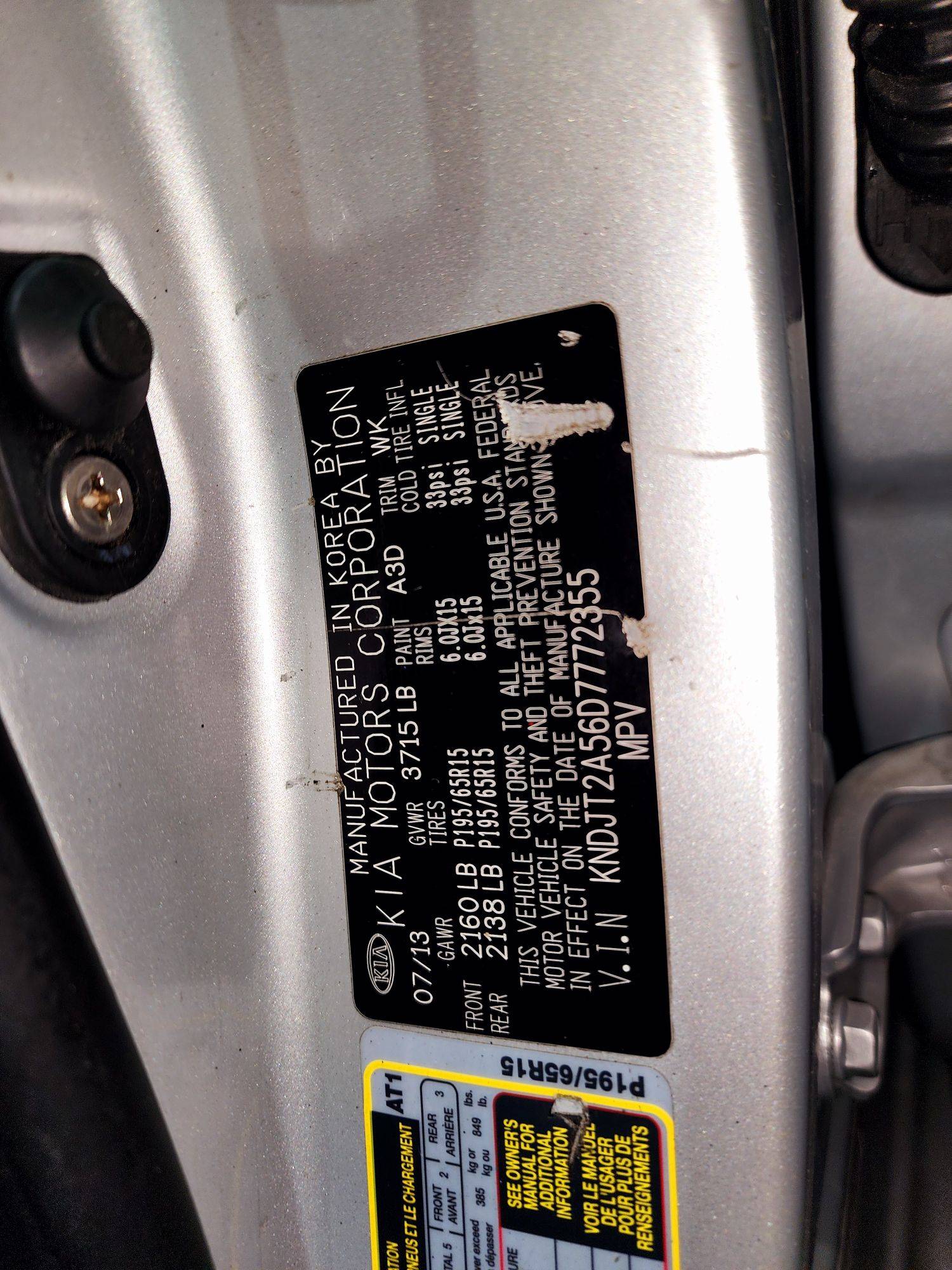2013 KIA SOUL — 218085 Miles — Lot D7772355 — Souq - Marhaba Auctions Used Cars - Image 9