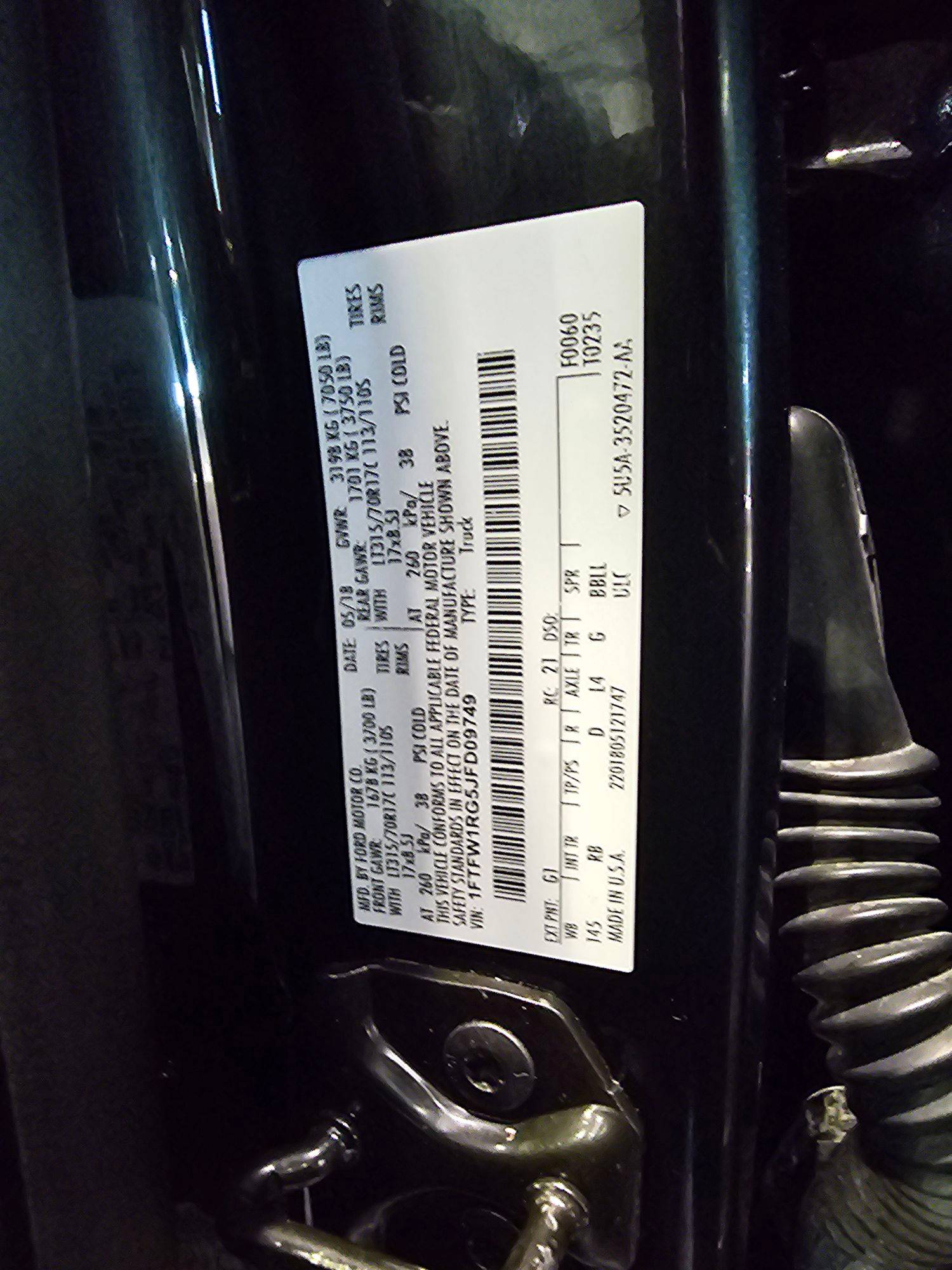 2018 FORD F150 - Raptor — 169207 Miles — Lot JFD09749 — Main - Marhaba Auctions Used Cars - Image 9