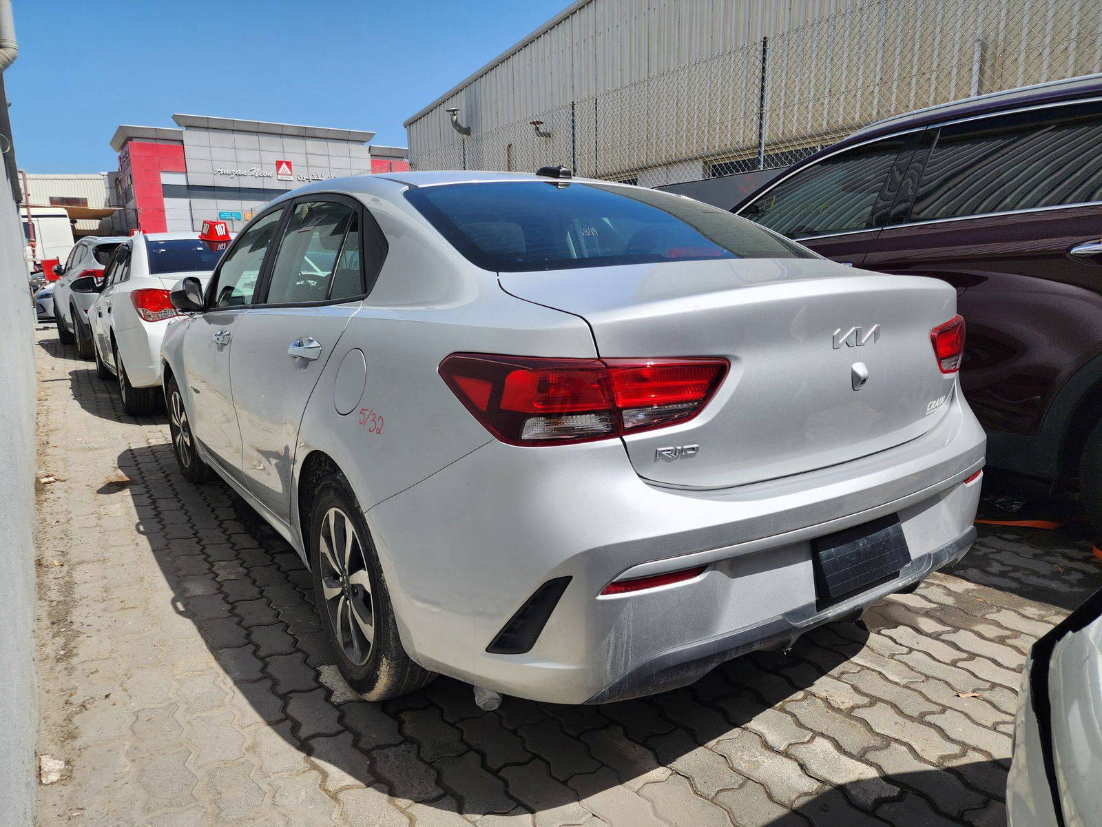 2022 KIA RIO — 36740 Miles — Lot 488549 — Main - Marhaba Auctions Used Cars - Image 4