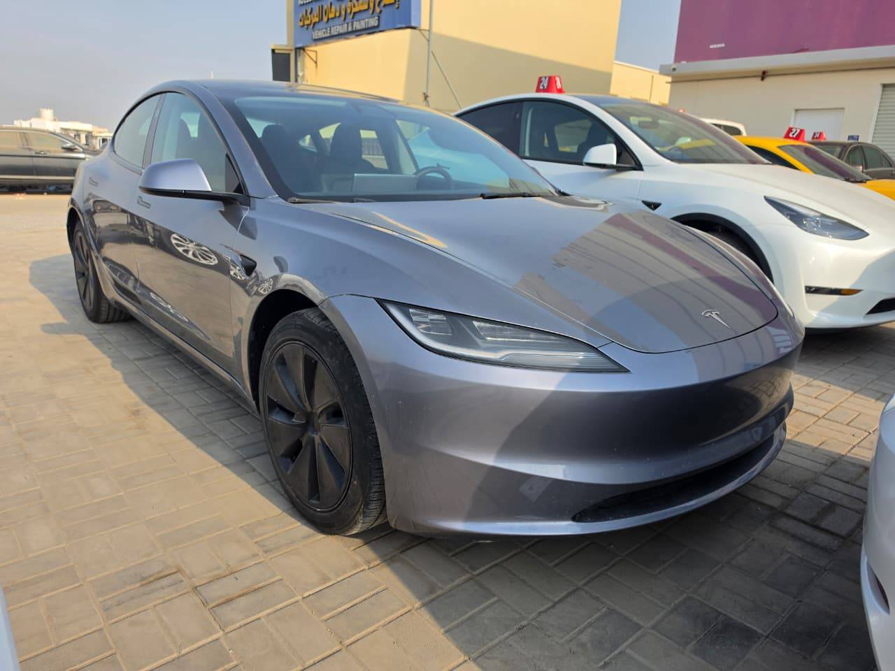 2025 TESLA MODEL 3 — 3330 KM — Lot S0SC346032 - Marhaba Auctions Used Cars - Image 2