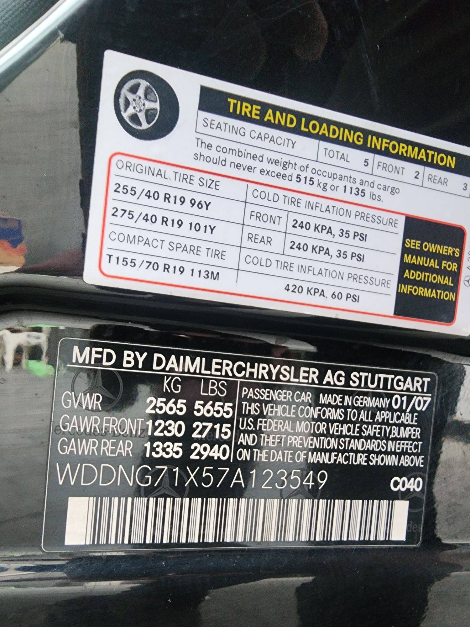 MERCEDES BENZ S 550 2007 - Marhaba Auction Used Cars - Image 10