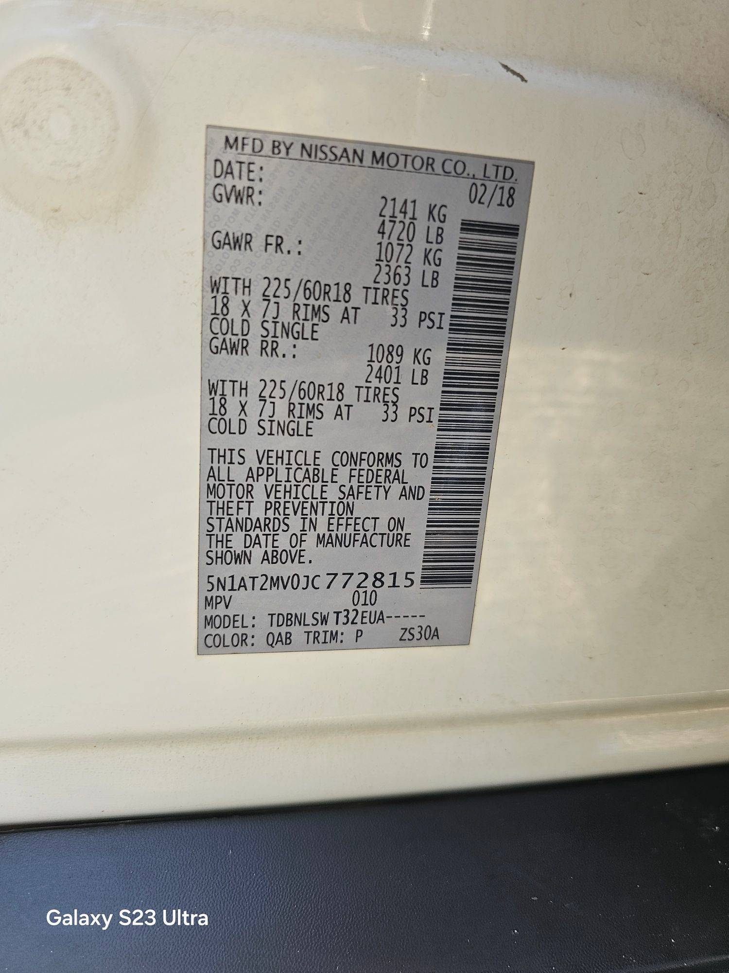 2018 NISSAN ROGUE — 180068 Miles — Lot MV0JC772815 — Main - Marhaba Auctions Used Cars - Image 10