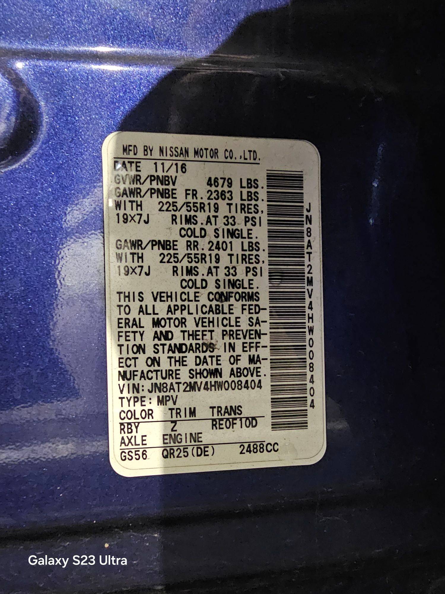 NISSAN ROGUE 2017 - Marhaba Auction Used Cars - Image 11