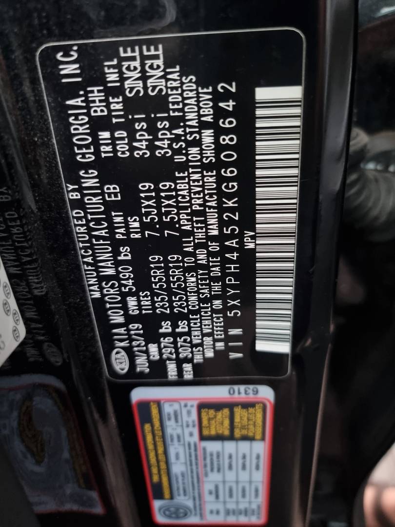 KIA SORENTO 2019 - Marhaba Auction Used Cars - Image 9