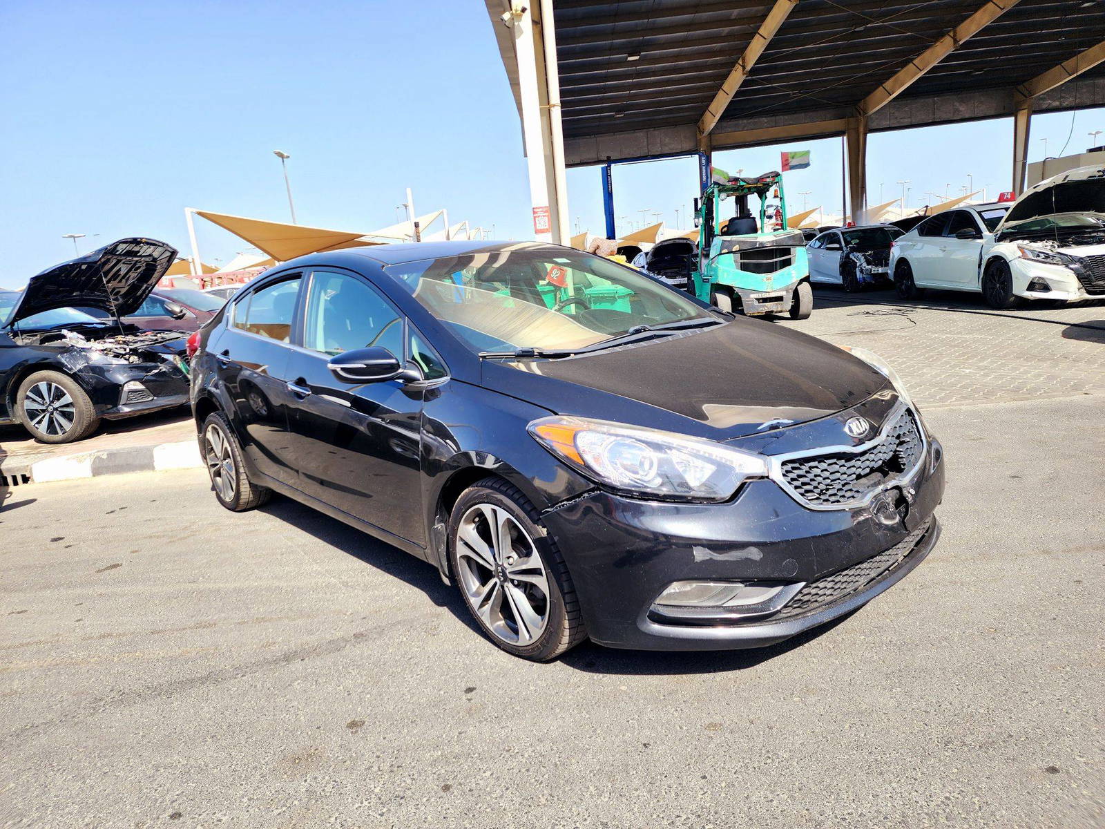 2014 KIA FORTE — 196086 KM — Lot 4A88E5139313 — Souq - Marhaba Auctions Used Cars - Image 4