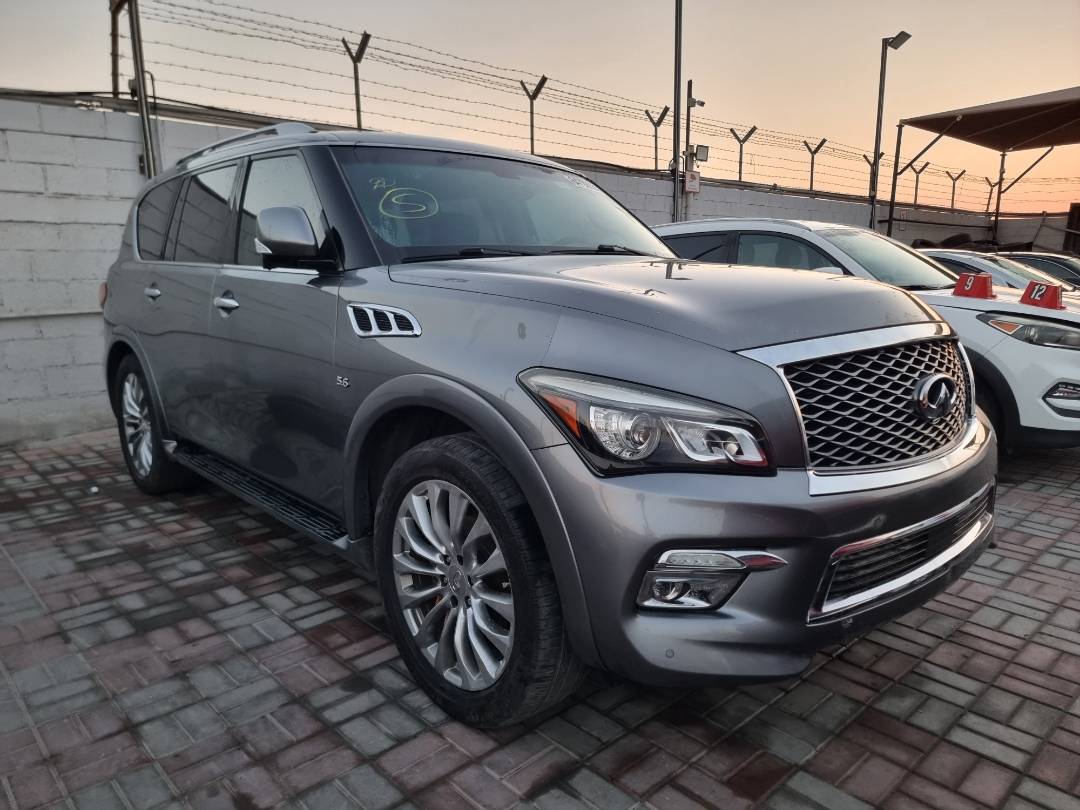 2015 INFINITI QX80 — 155883 Miles — Lot 1025478 — Ind. 12 - Marhaba Auctions Used Cars - Image 3
