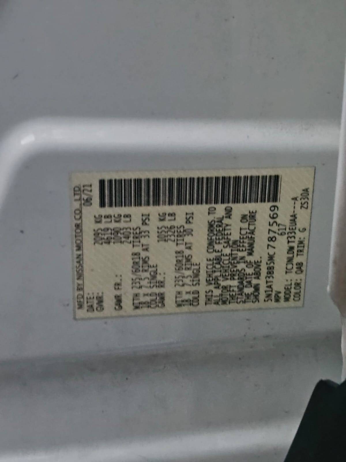 NISSAN ROGUE 2021 - Marhaba Auction Used Cars - Image 5