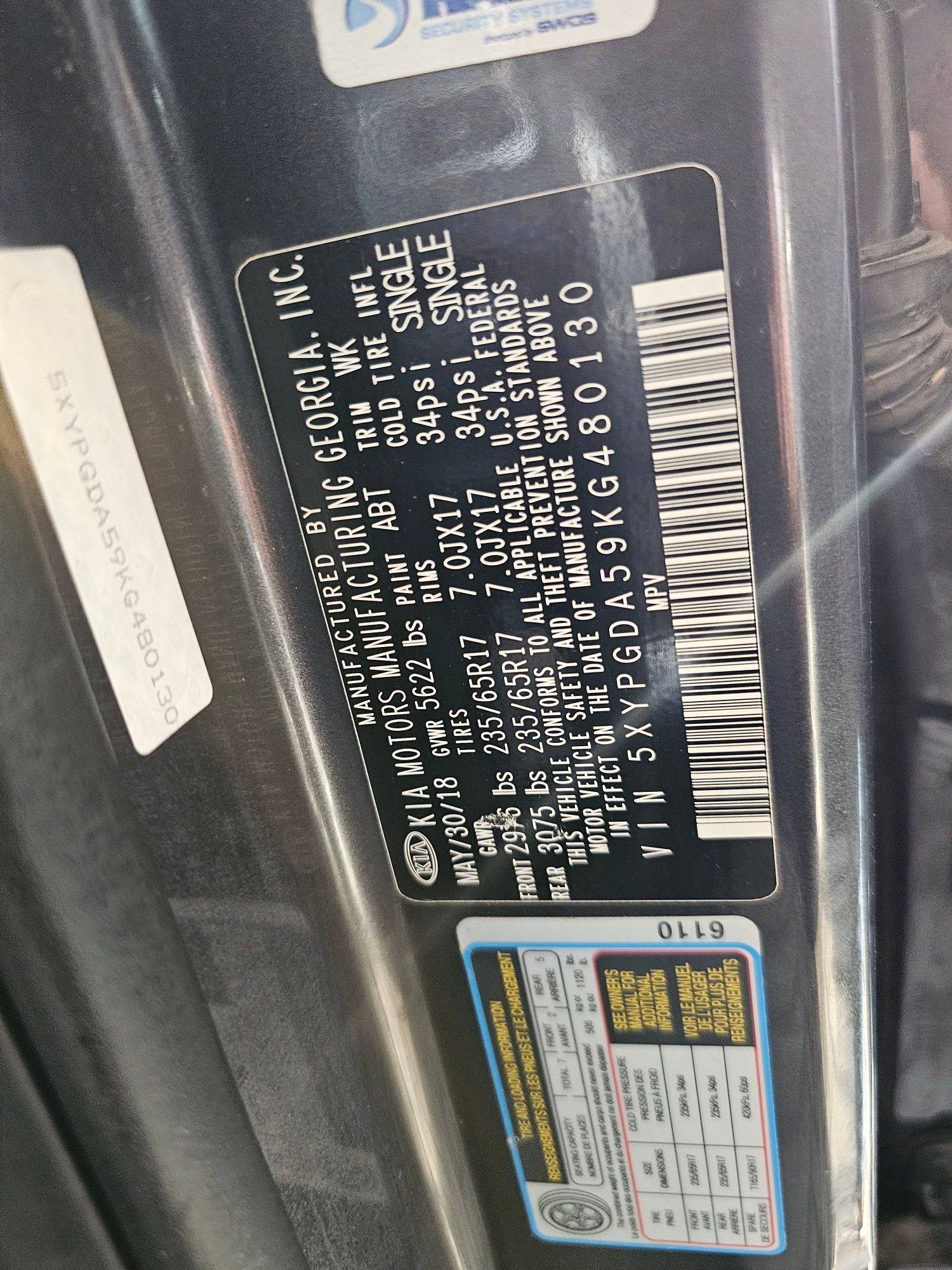 KIA SORENTO 2019 - Marhaba Auction Used Cars - Image 9