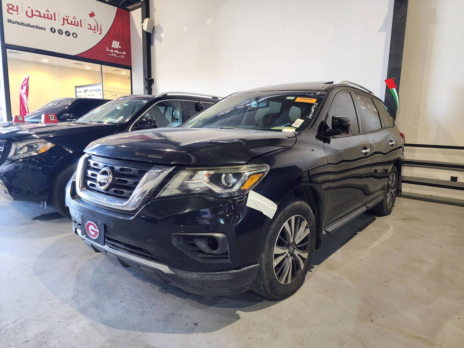 2017 NISSAN PATHFINDER — 156664 Miles — Lot 620213 — Al Quoz - Marhaba Auctions Used Cars - Image 3