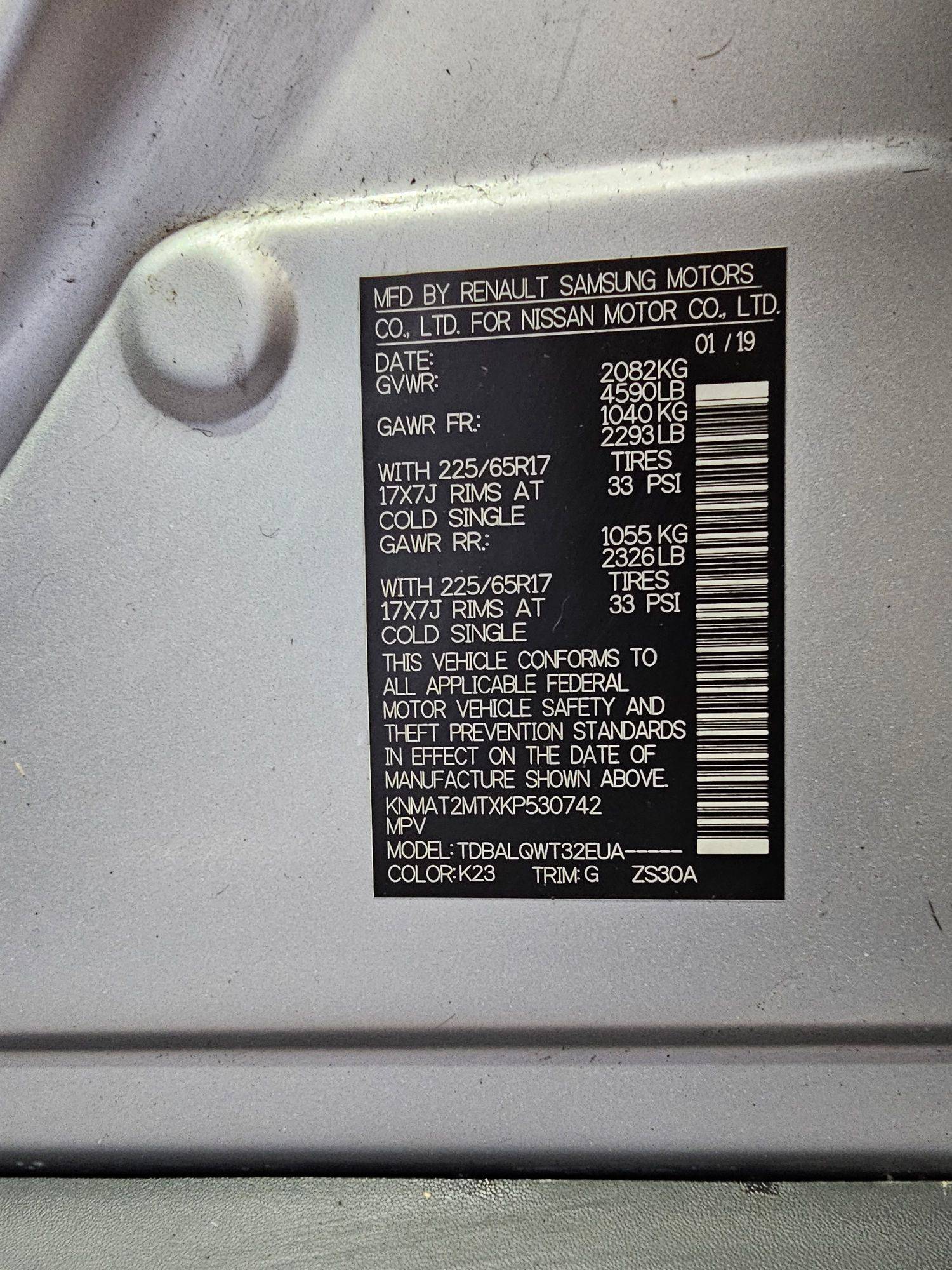 NISSAN ROGUE 2019 - Marhaba Auction Used Cars - Image 9