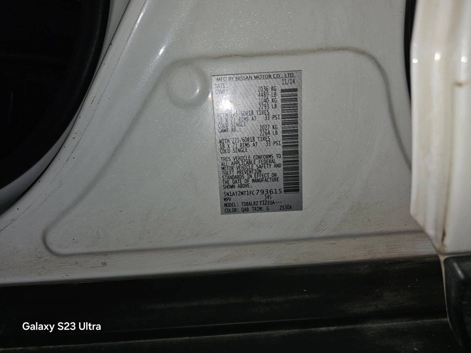 2015 NISSAN ROGUE — 129694 Miles — Lot C793615 — Main - Marhaba Auctions Used Cars - Image 9