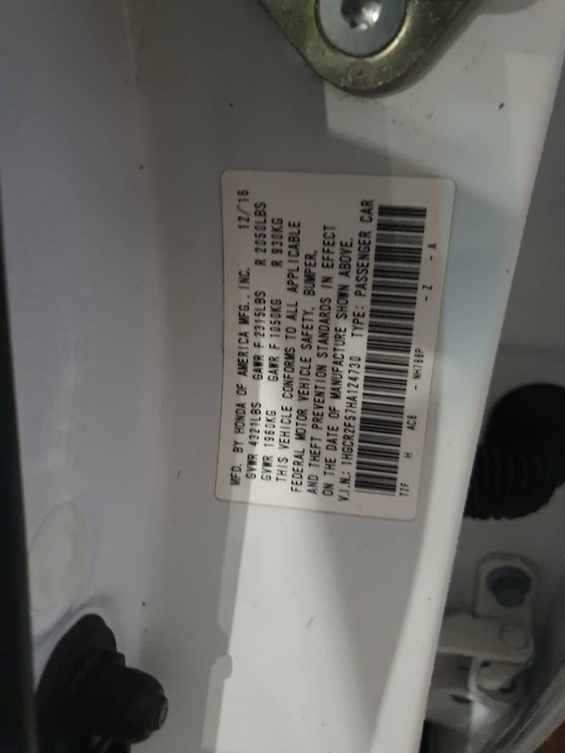 HONDA ACCORD 2017 - Marhaba Auction Used Cars - Image 9