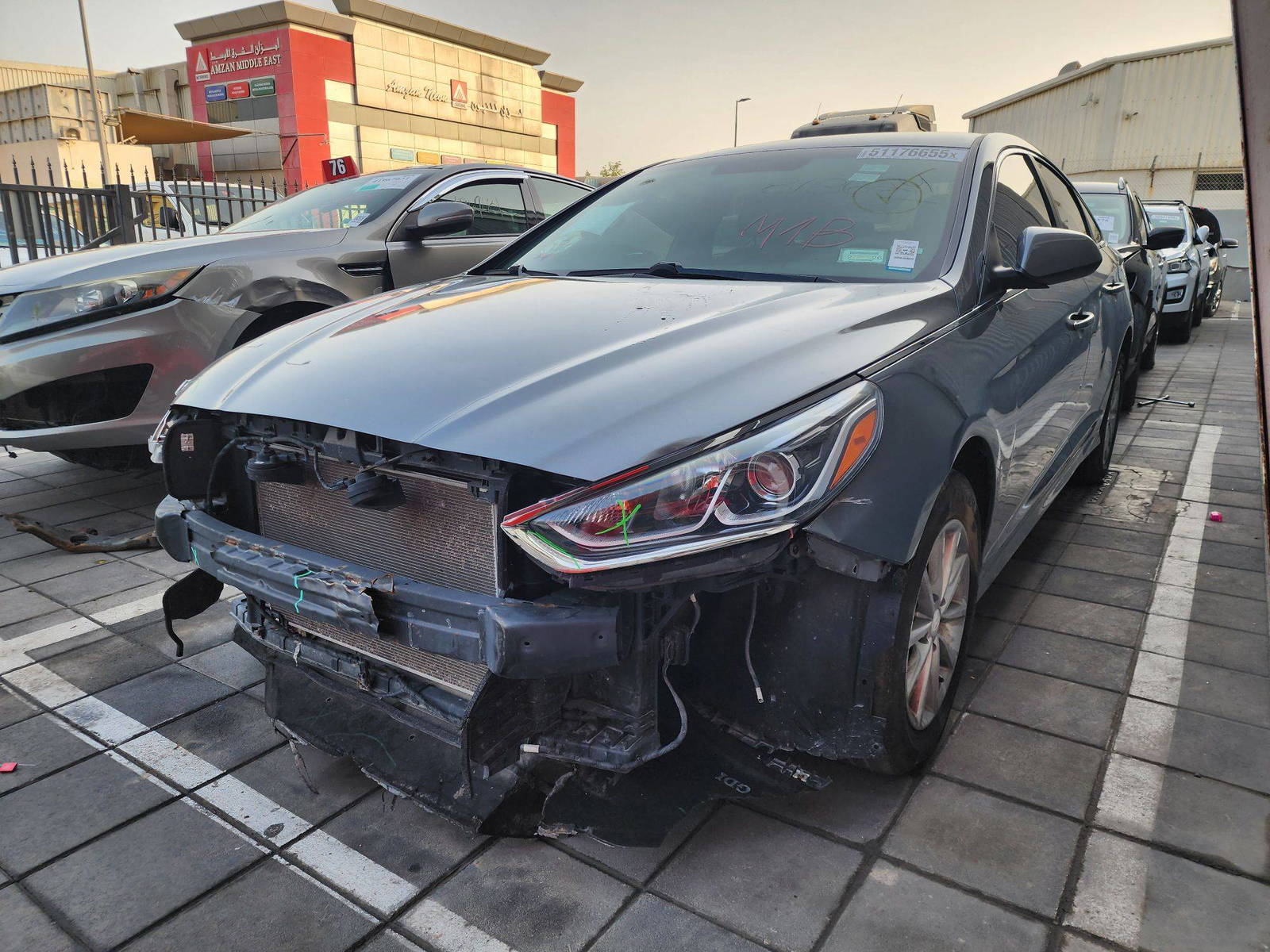 2019 HYUNDAI SONATA — 100357 Miles — Lot 51176655 — Al Quoz - Marhaba Auctions Used Cars - Image 4