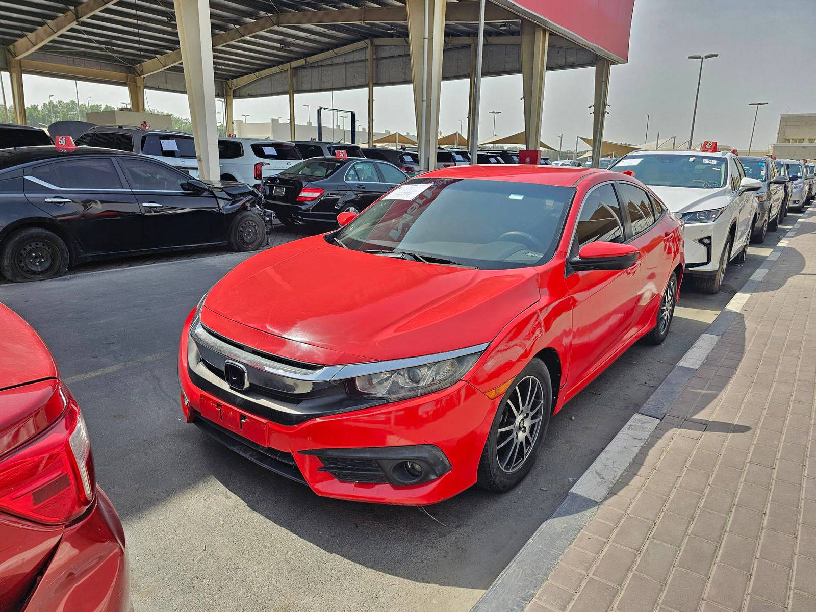 2017 HONDA CIVIC — 86051 KM — Lot 502875 — Souq - Marhaba Auctions Used Cars - Image 4