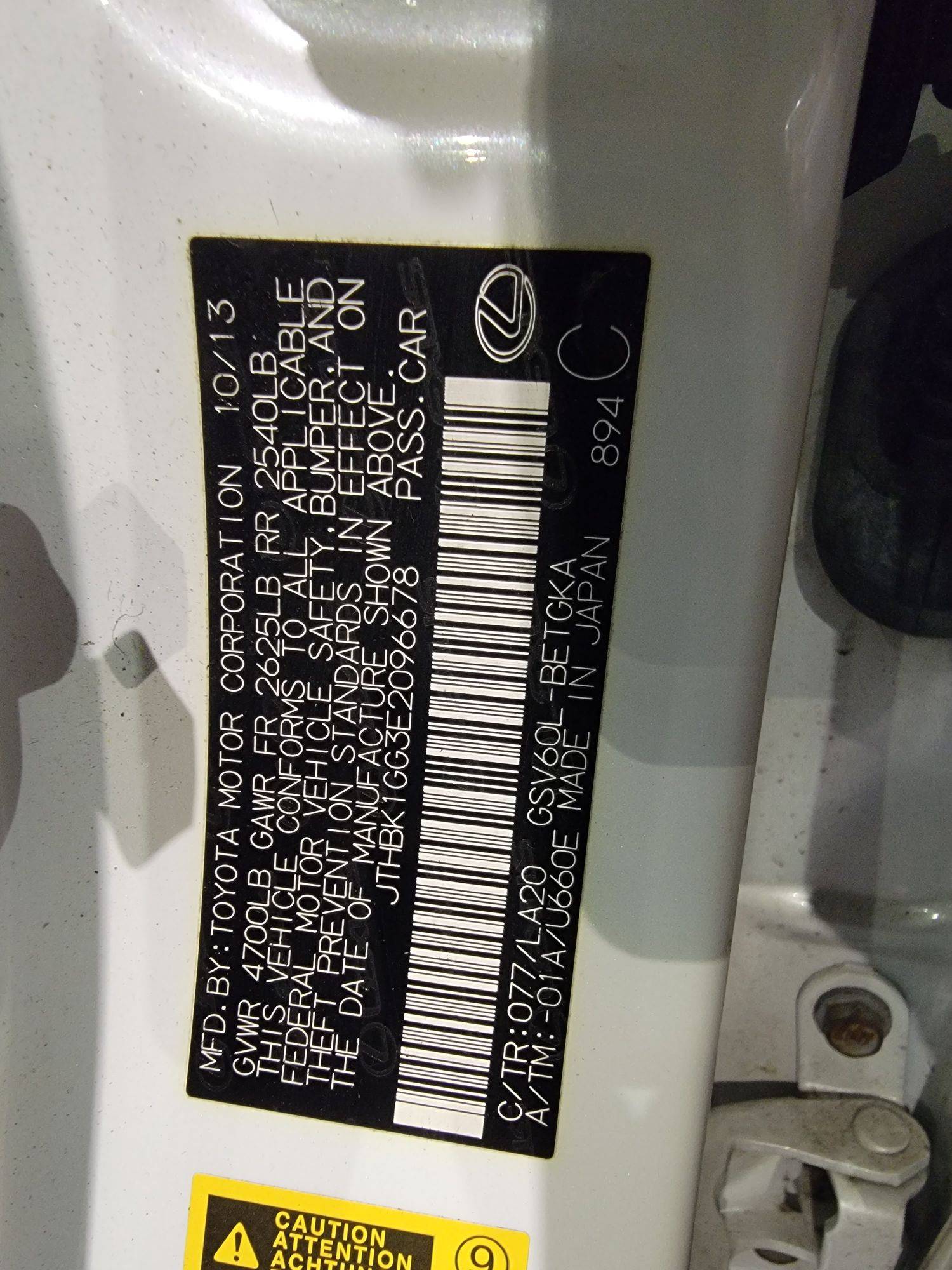 LEXUS ES 350 2014 - Marhaba Auction Used Cars - Image 10