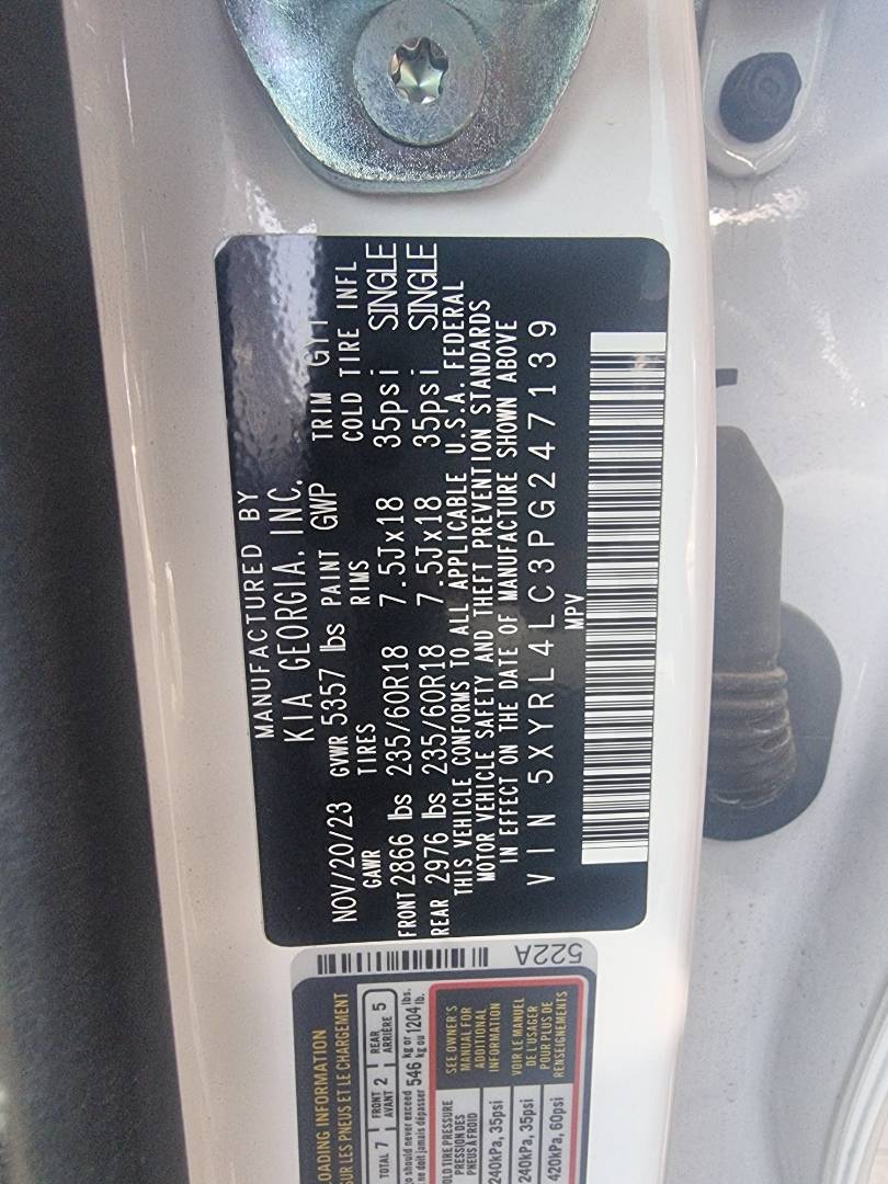 KIA SORENTO 2023 - Marhaba Auction Used Cars - Image 8