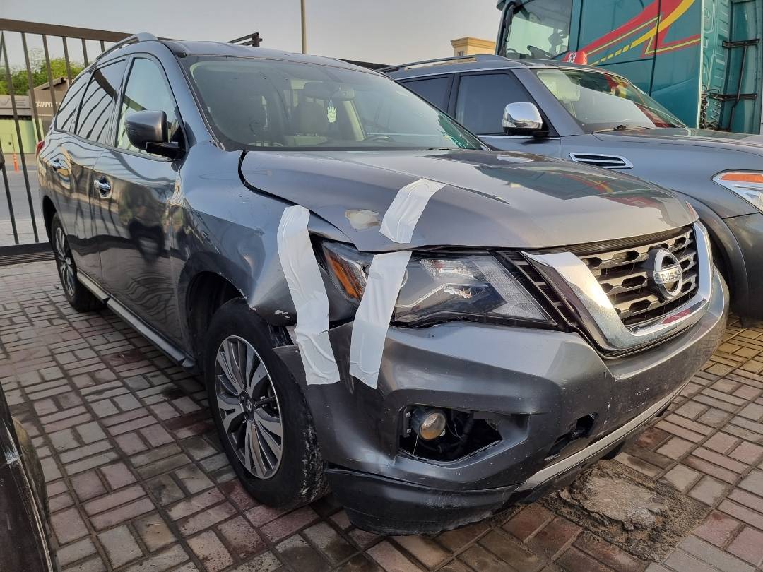 2019 NISSAN PATHFINDER — 154633 Miles — Lot 214587 — Ind. 12 - Marhaba Auctions Used Cars - Image 3