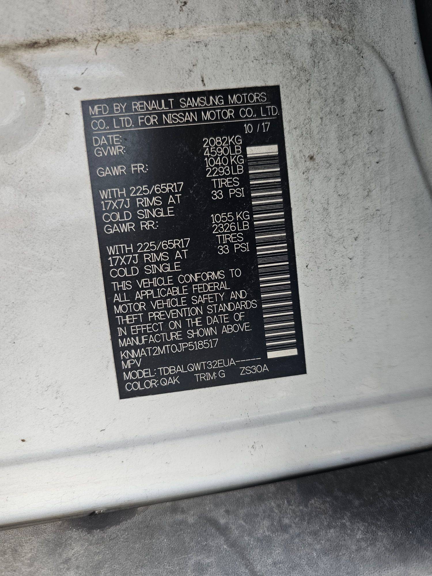 NISSAN ROGUE 2018 - Marhaba Auction Used Cars - Image 7