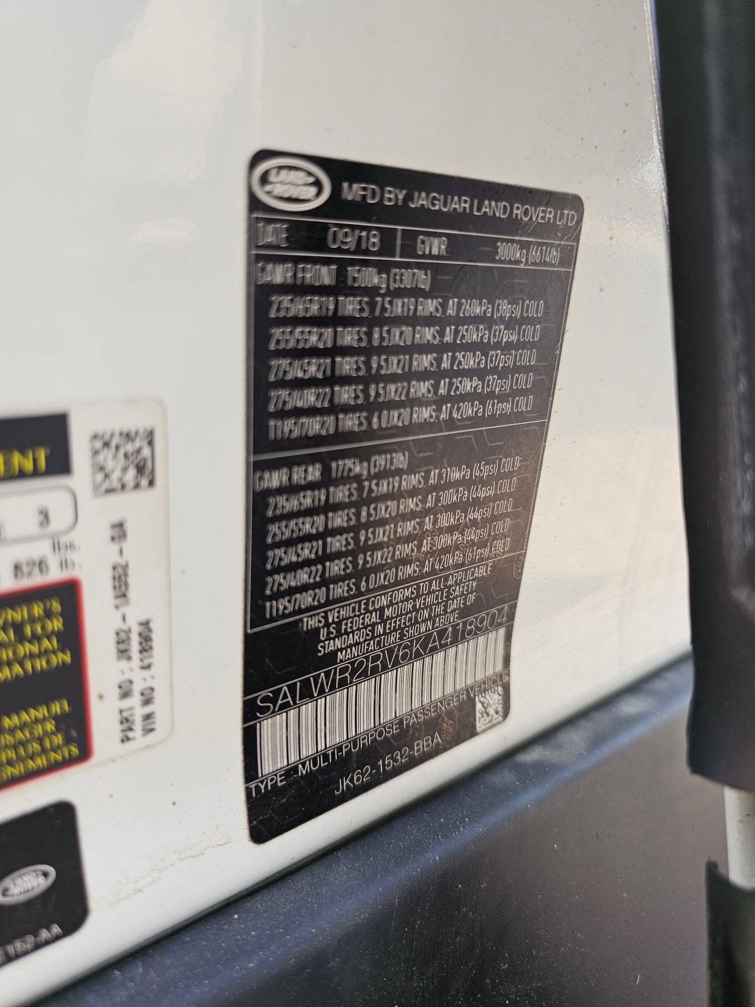 LAND ROVER RANGE ROVER SPORT 2019 - Marhaba Auction Used Cars - Image 10