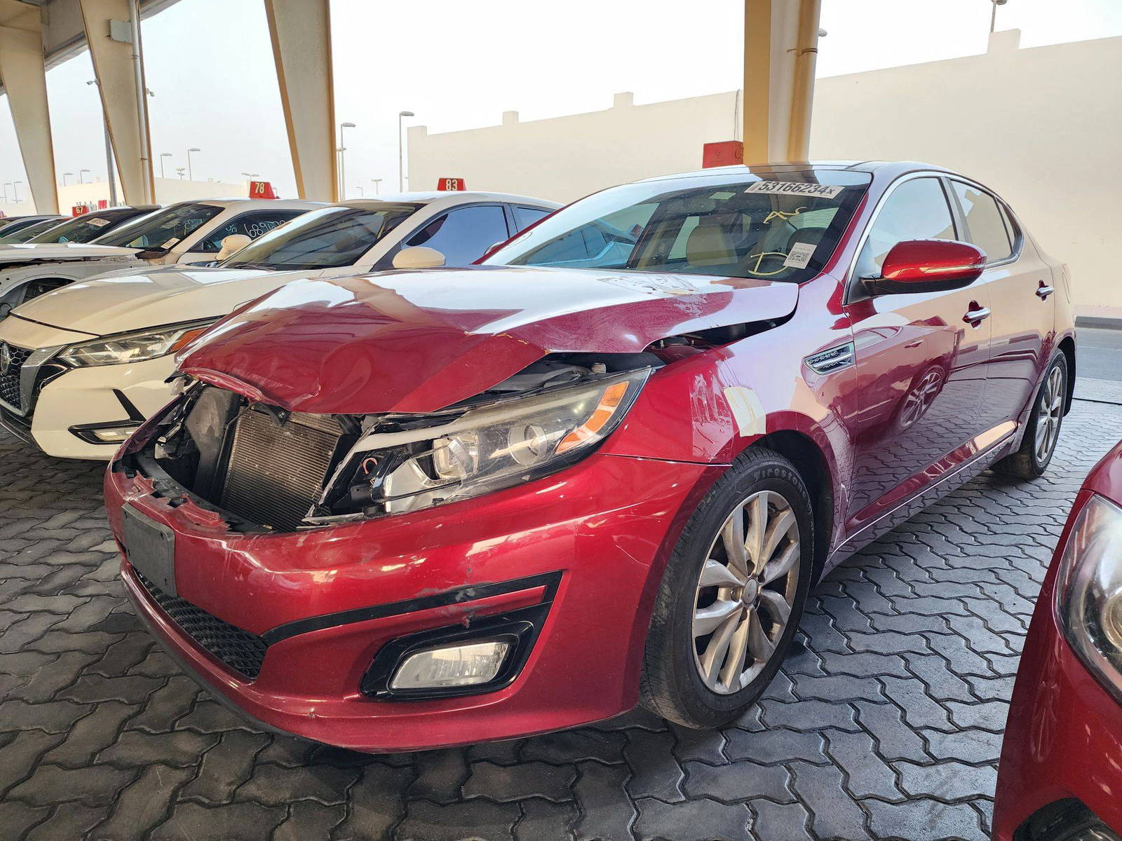 2014 KIA OPTIMA — 187119 Miles — Lot 71666 — Souq - Marhaba Auctions Used Cars - Image 5