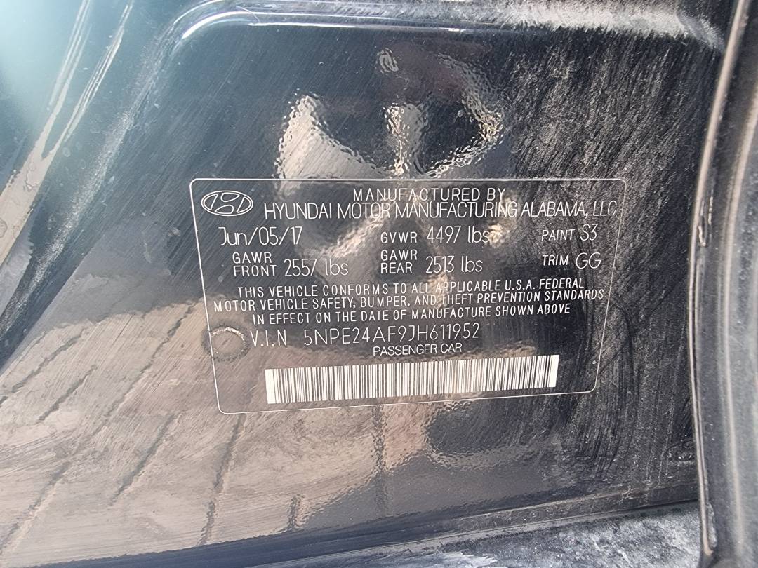 HYUNDAI SONATA 2018 - Marhaba Auction Used Cars - Image 8