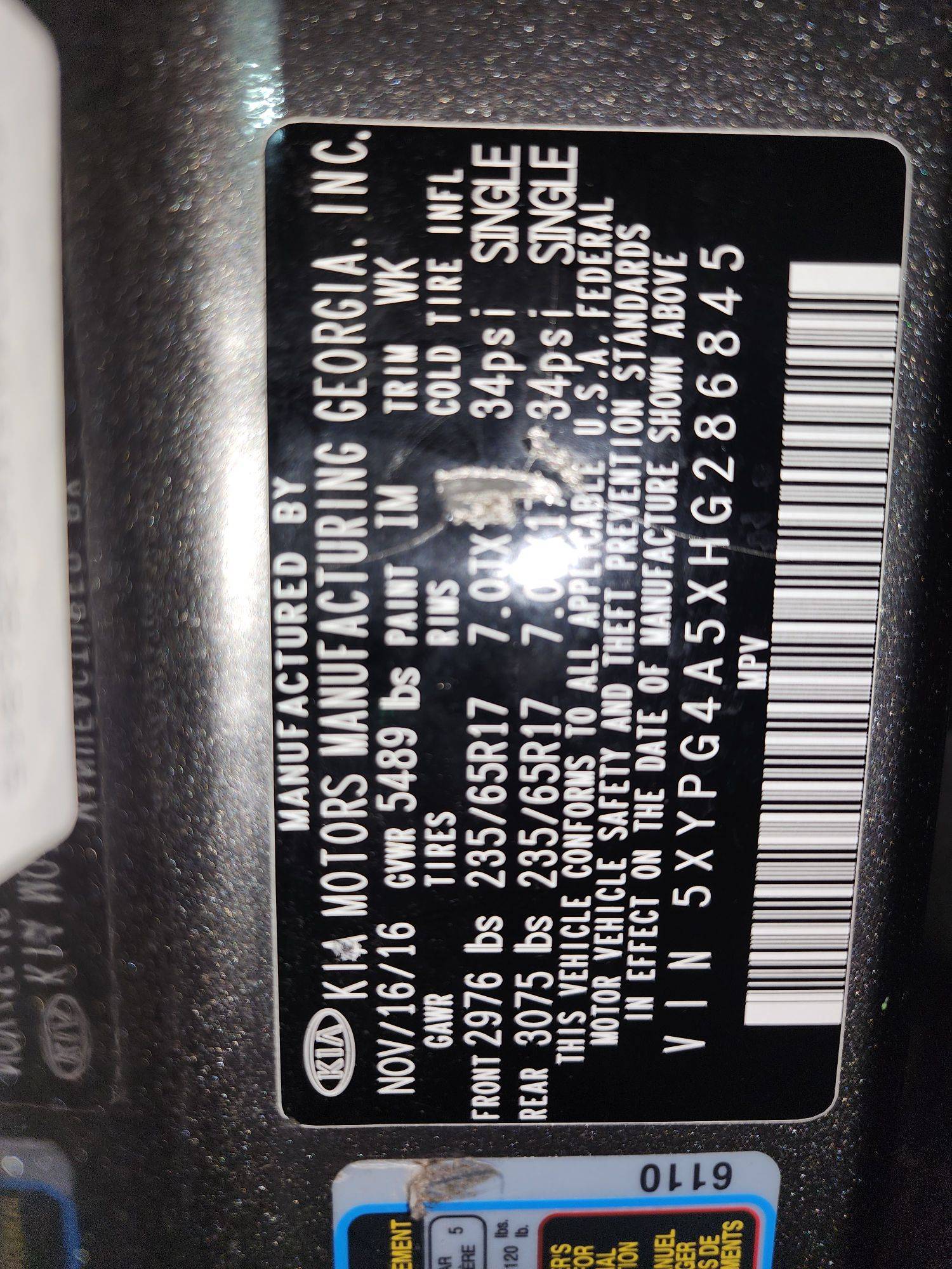 KIA SORENTO 2017 - Marhaba Auction Used Cars - Image 10