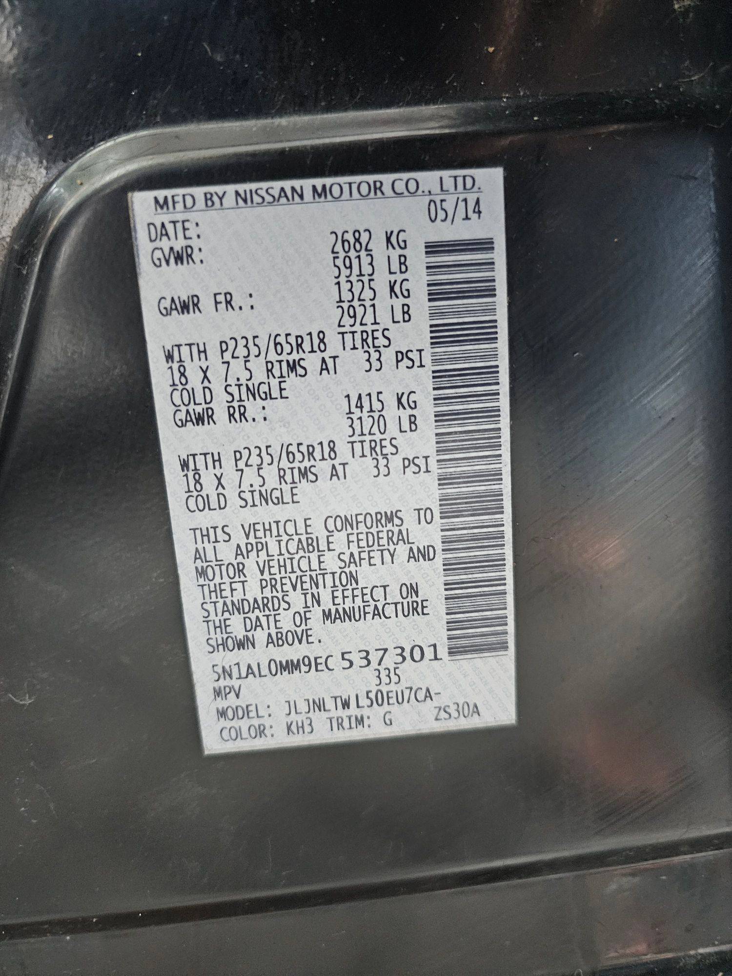 INFINITI QX60 2014 - Marhaba Auction Used Cars - Image 10