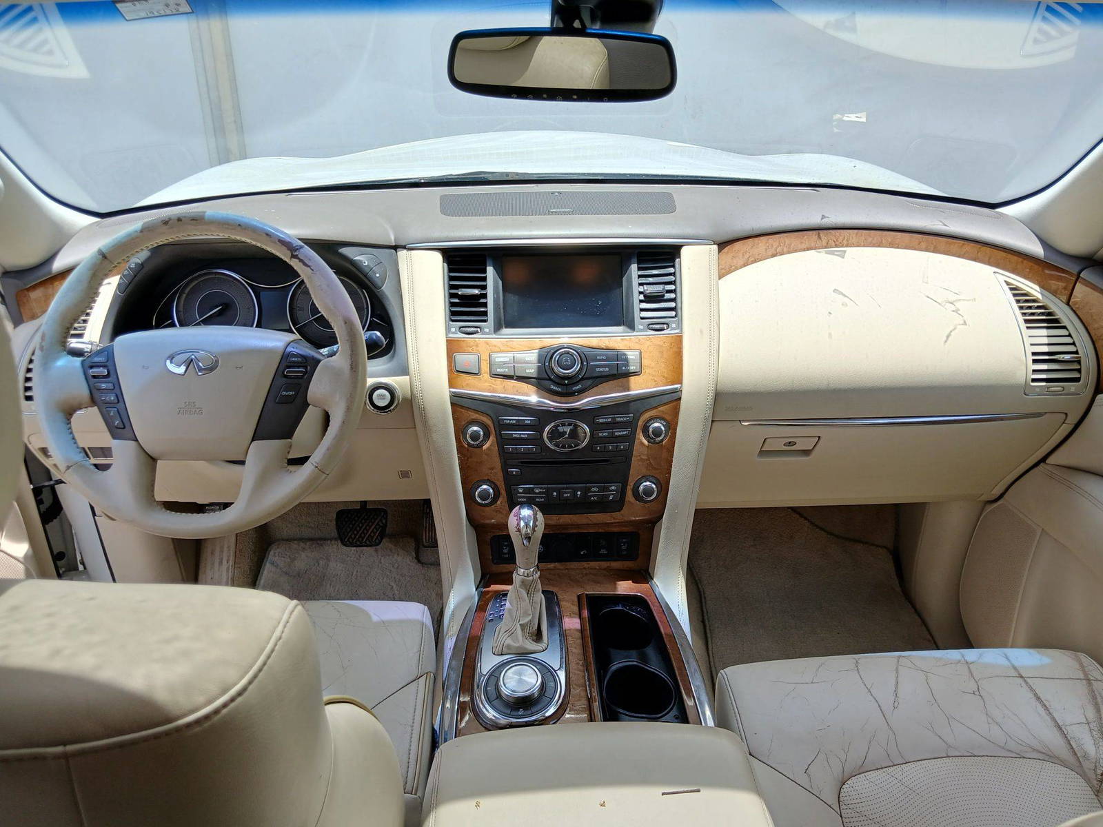 2013 INFINITI QX56 — 195130 Miles — Lot NE4D9060802 — Souq - Marhaba Auctions Used Cars - Image 7