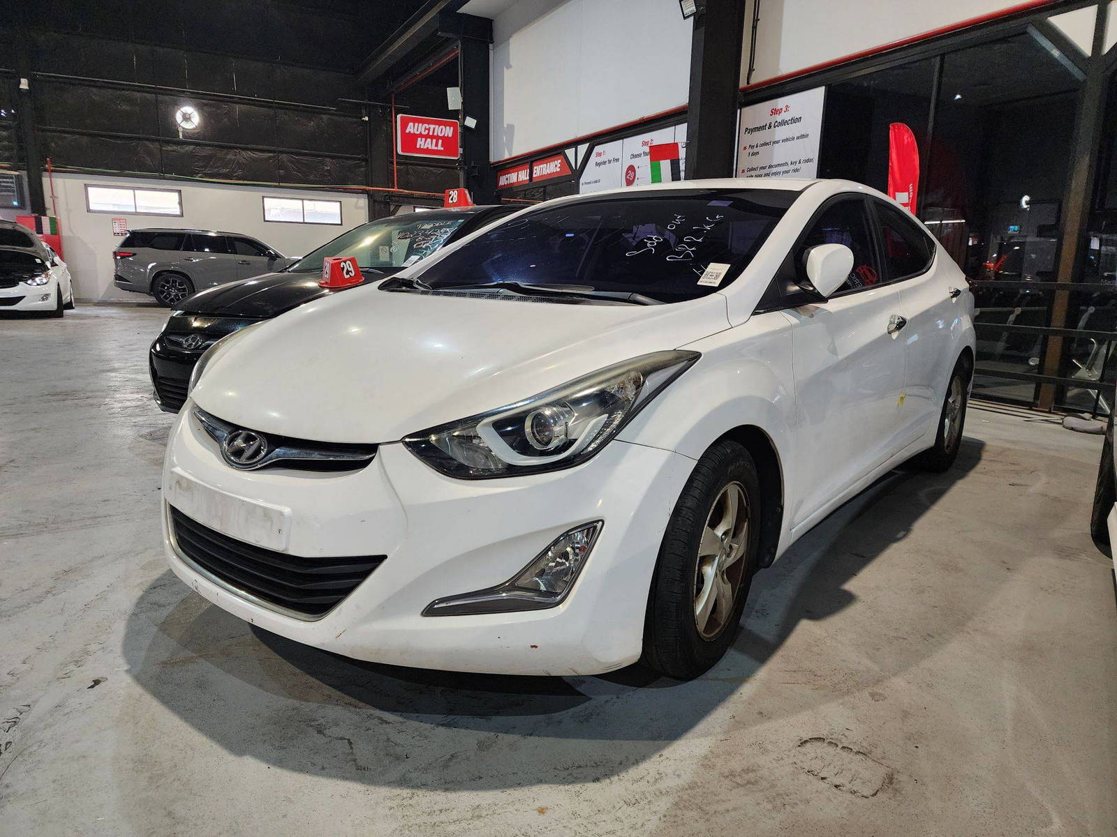 2014 HYUNDAI AVANTE — 127643 KM — Lot 996769 — Al Quoz - Marhaba Auctions Used Cars - Image 3