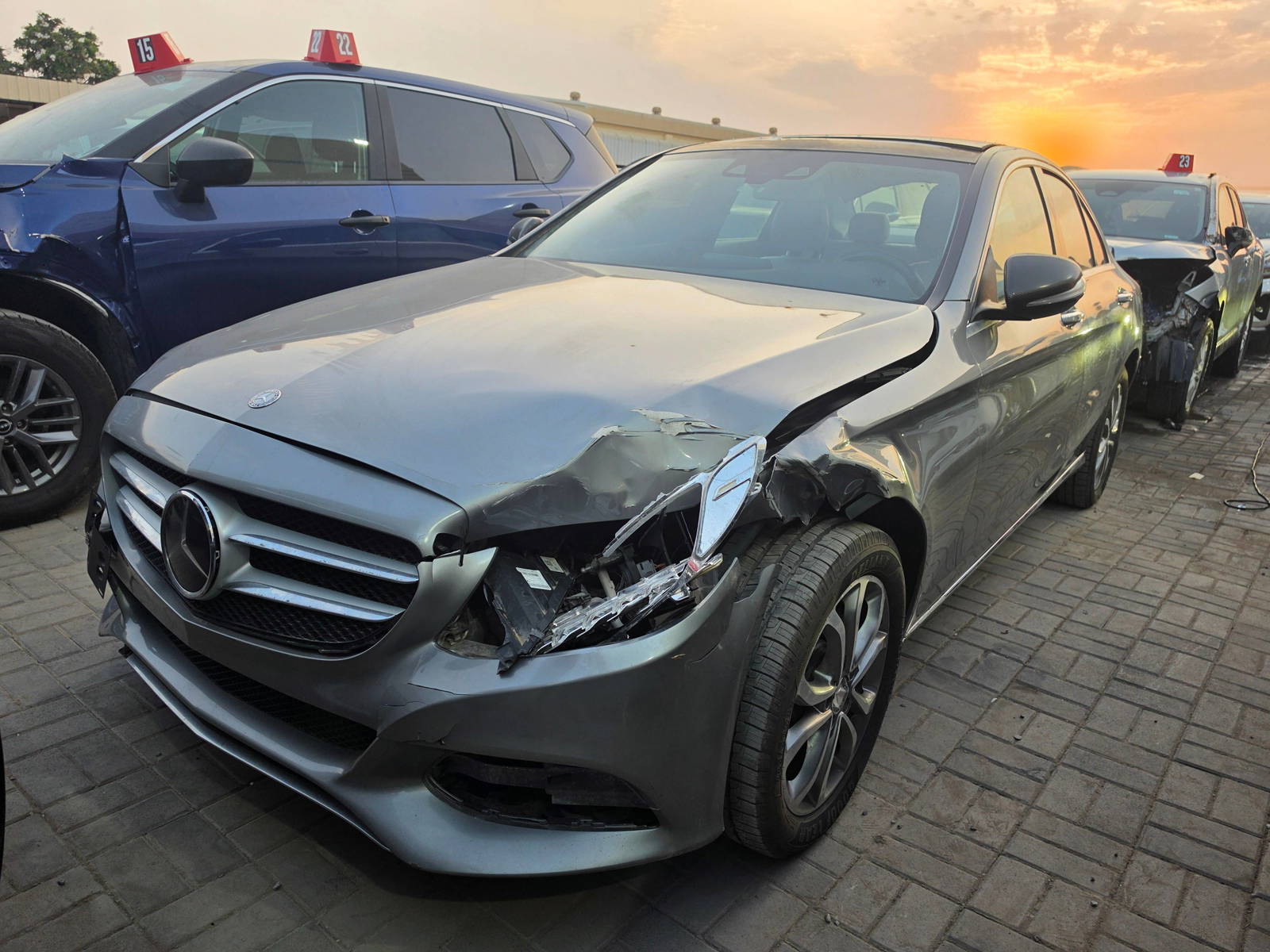2015 MERCEDES BENZ C300 — 144305 Miles — Lot 2FU061714 - Marhaba Auctions Used Cars - Image 3