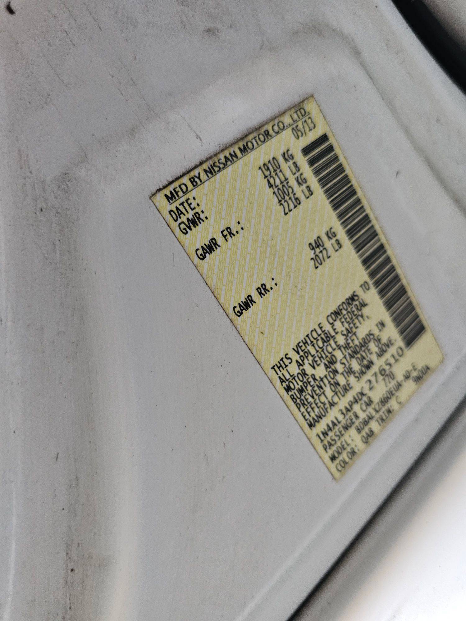 NISSAN ALTIMA 2013 - Marhaba Auction Used Cars - Image 9