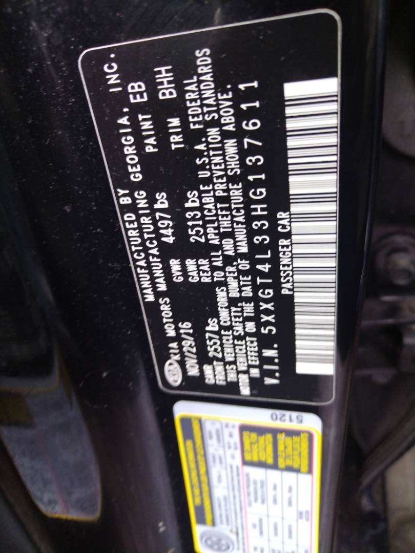 2017 KIA OPTIMA — 91061 Miles — Lot G137611 - Marhaba Auctions Used Cars - Image 5