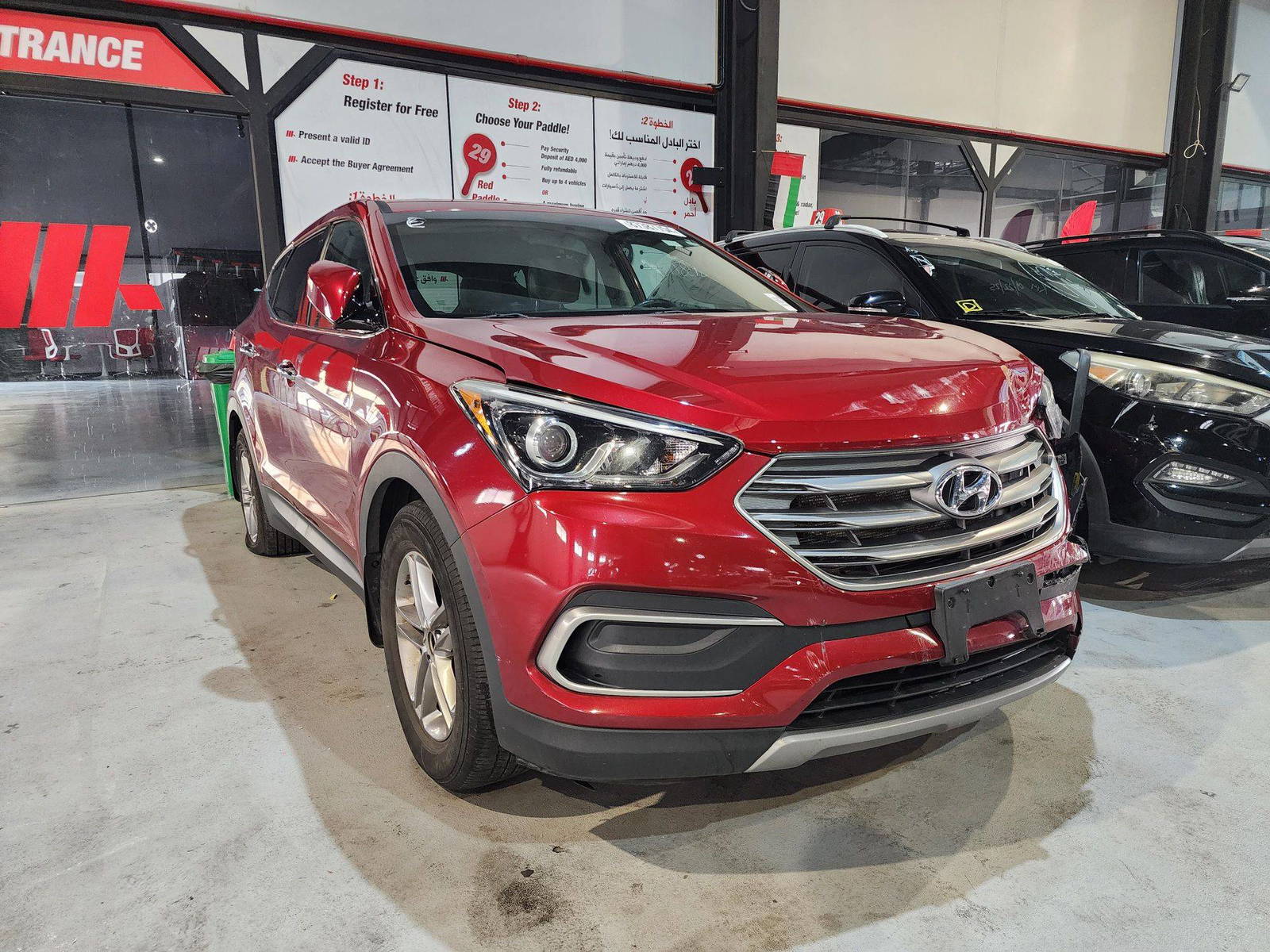 HYUNDAI SANTA FE SPORT 2018 - Marhaba Auction Used Cars - Image 4