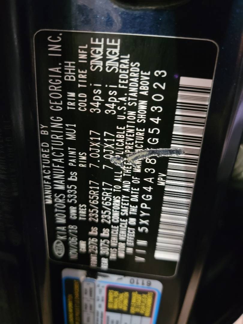 2019 KIA SORENTO — 137953 Miles — Lot 66096444 — Main - Marhaba Auctions Used Cars - Image 9