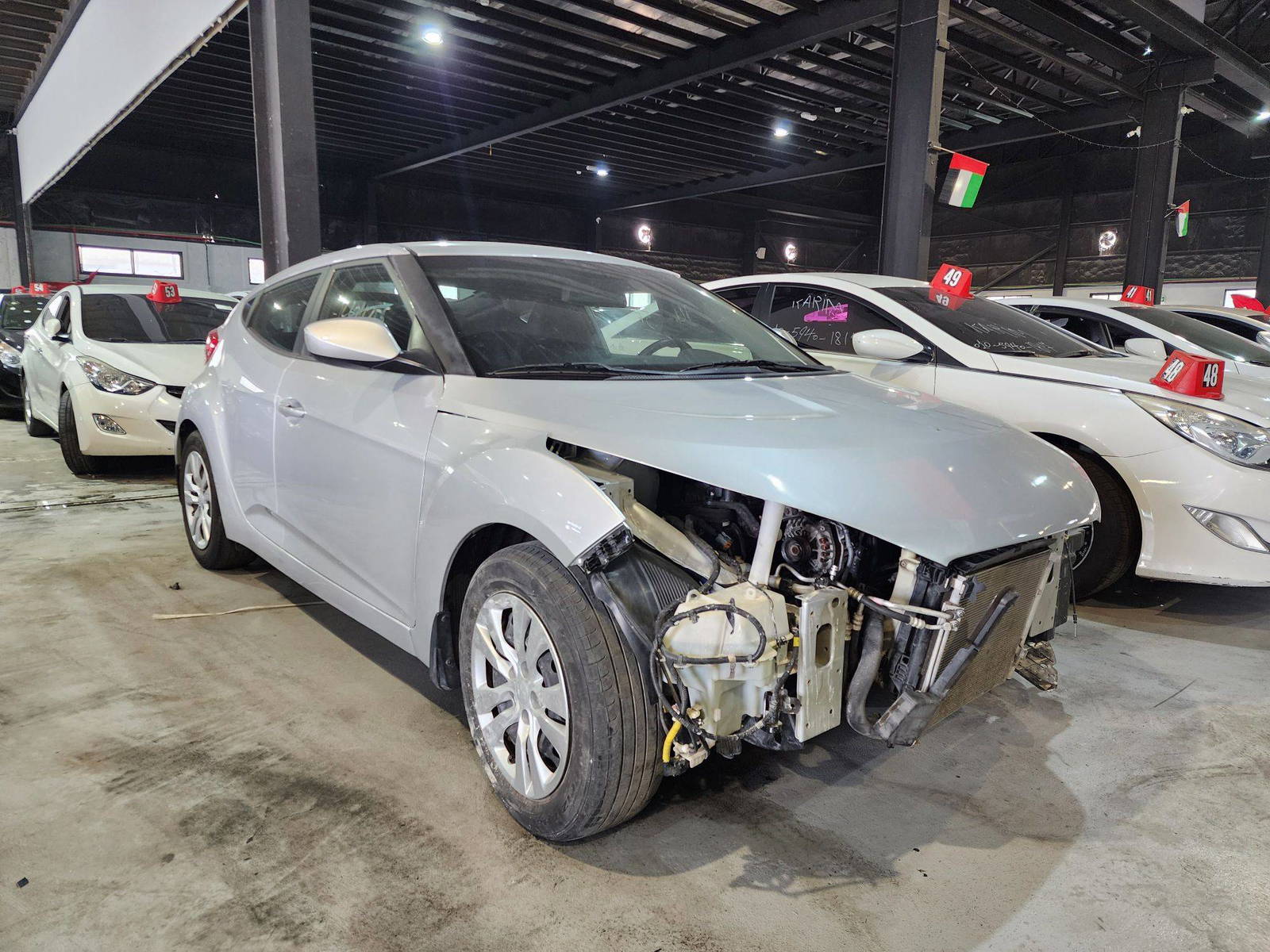 2016 HYUNDAI VELOSTER — 78966 Miles — Lot 79377 — Al Quoz - Marhaba Auctions Used Cars - Image 4