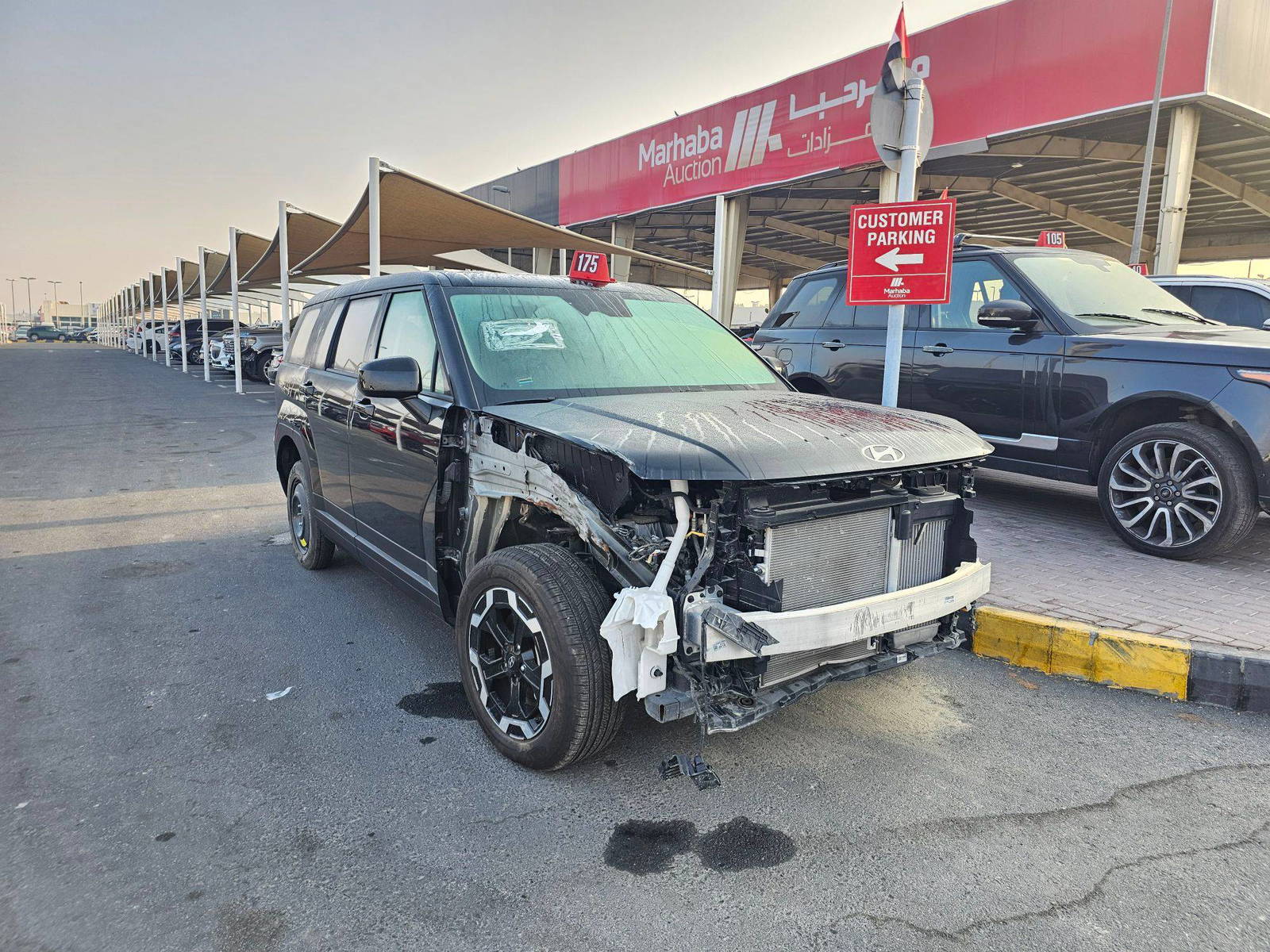 2024 HYUNDAI SANTA FE — 7694 Miles — Lot GL5RH055401 — Souq - Marhaba Auctions Used Cars - Image 4
